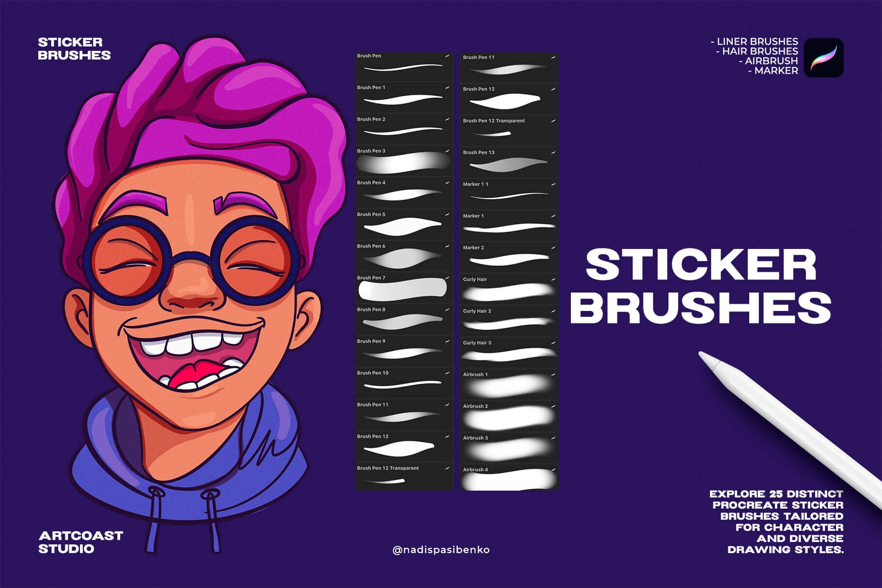 Procreate Sticker Brush Collection
