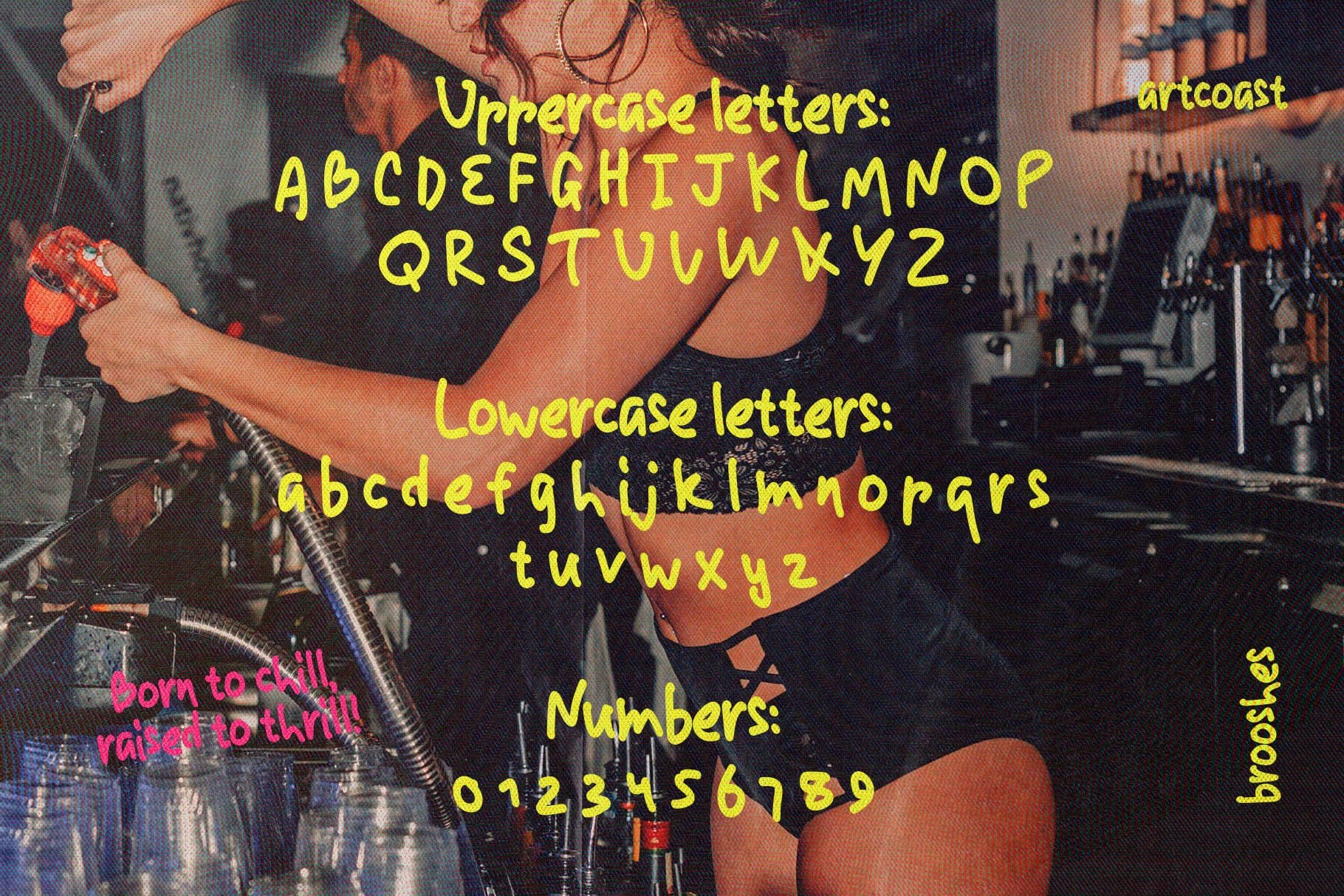 Brooshes - Handwritten Font