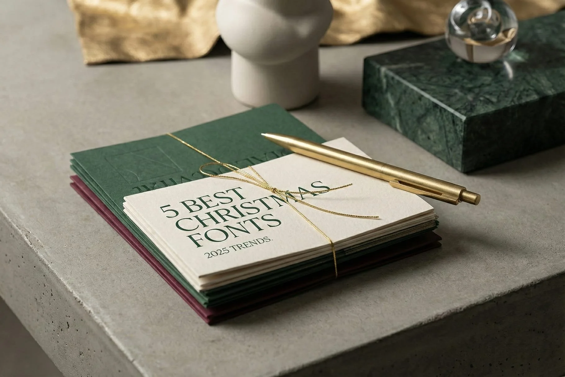 5 Best Christmas Fonts for 2025: From Retro Vibes to Quiet Luxury