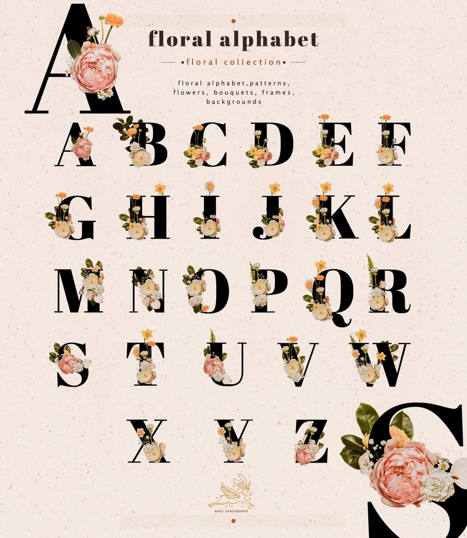 Vintage-Inspired Halftone Retro Floral Graphics