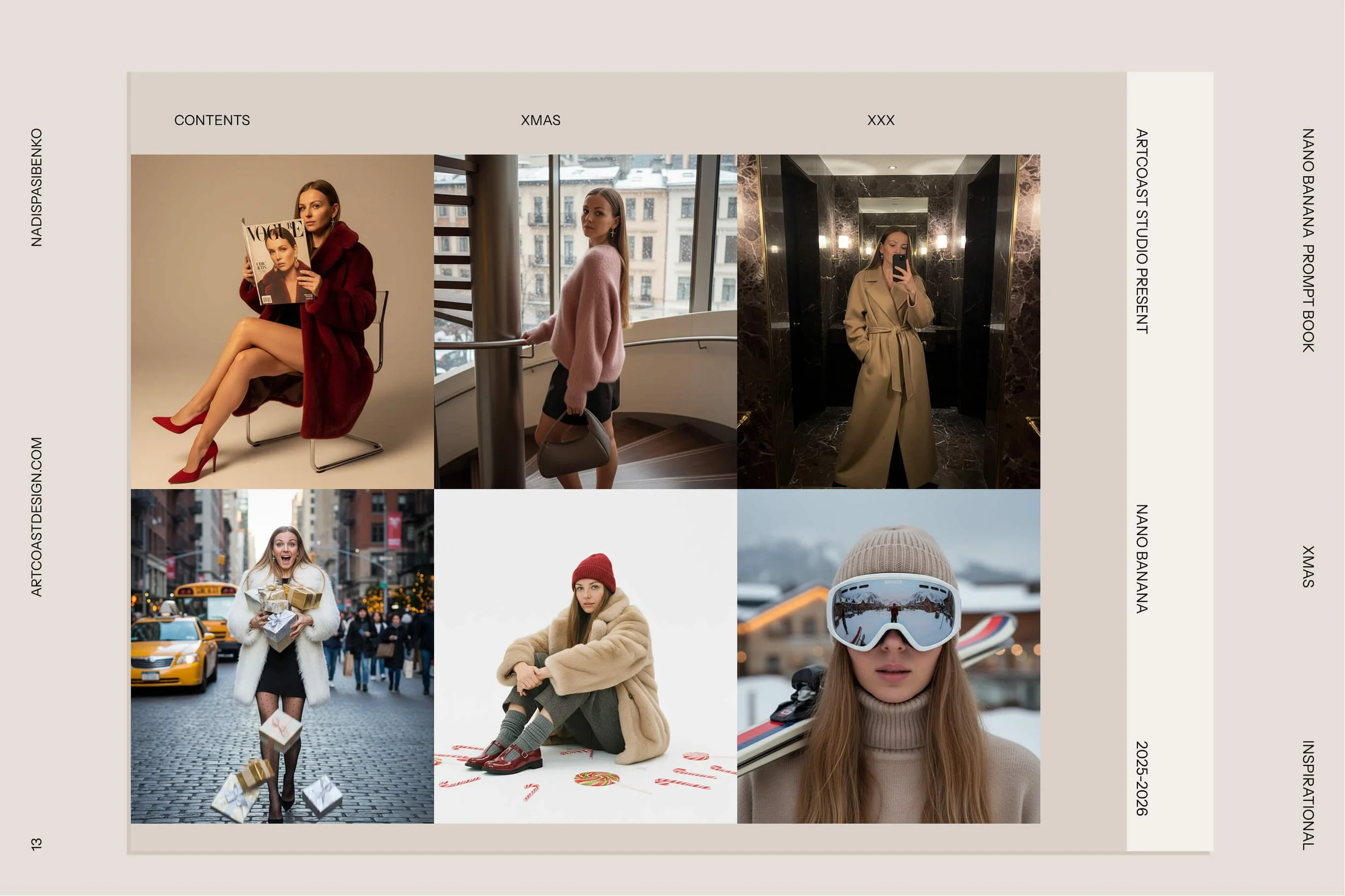 Nano Banana CHRISTMAS Prompt Pack — 100+ Cinematic Fashion Prompts