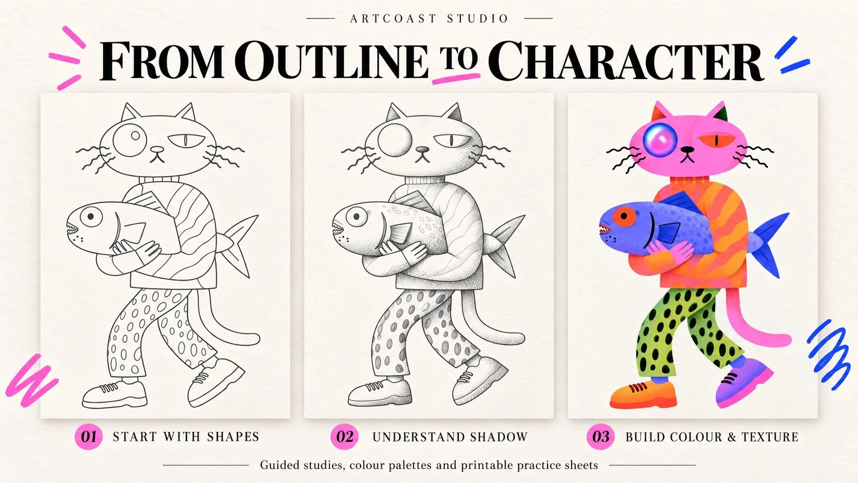Weird Wonderful Character Illustration Workbook