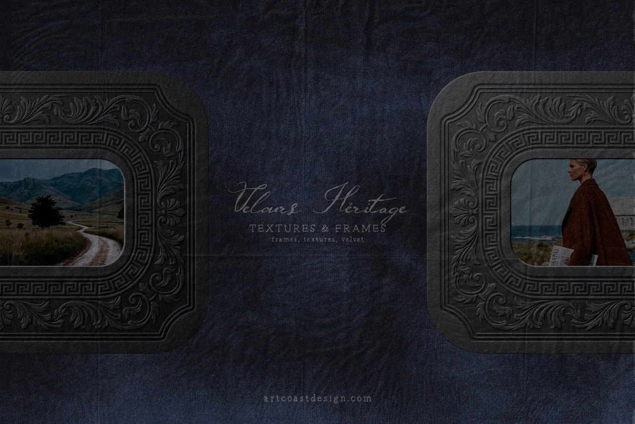 Vintage Frames & Velvet Textures Collection
