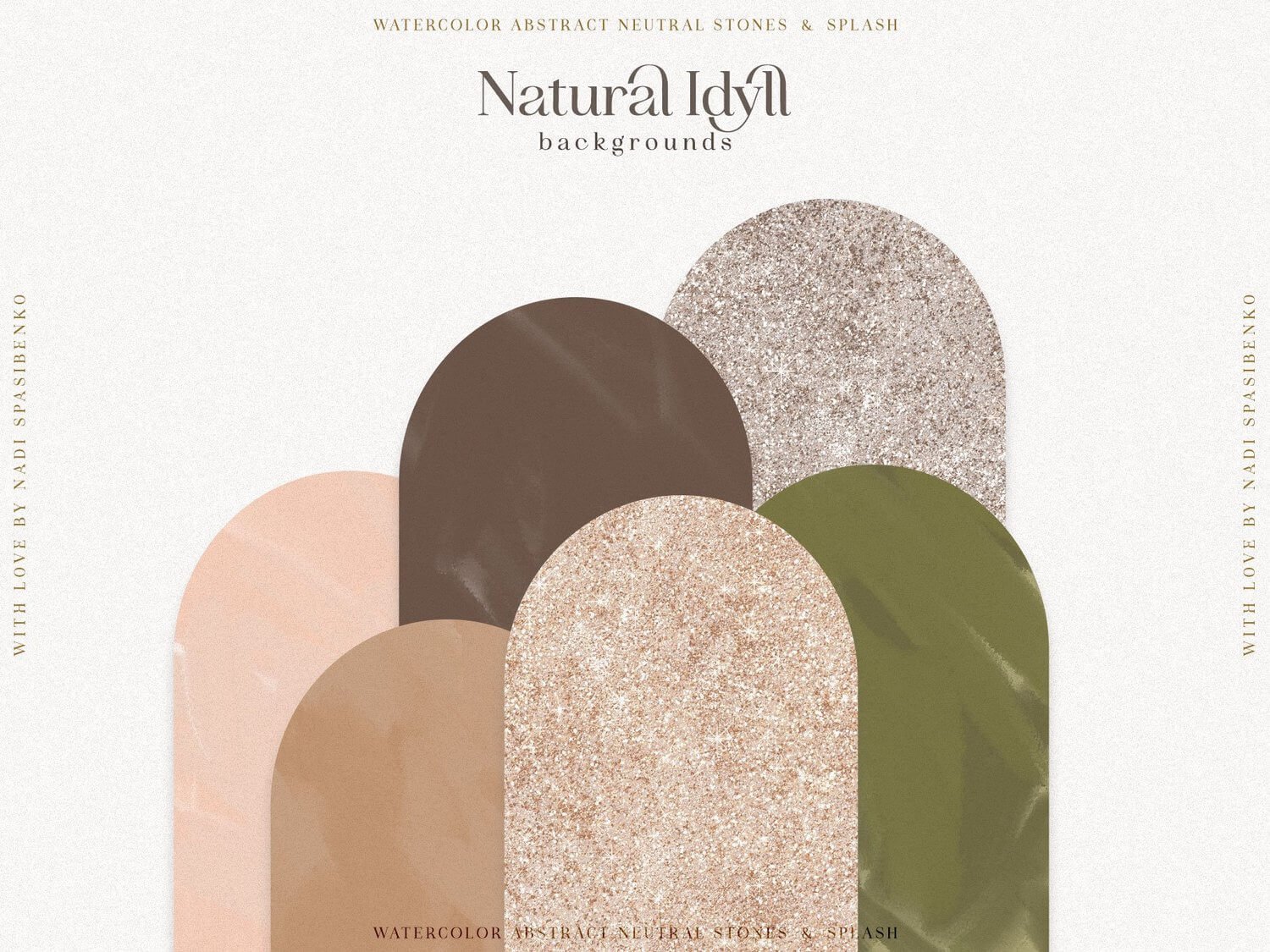 Elegant Watercolor Designs for Invitations, Cards, and Fabrics