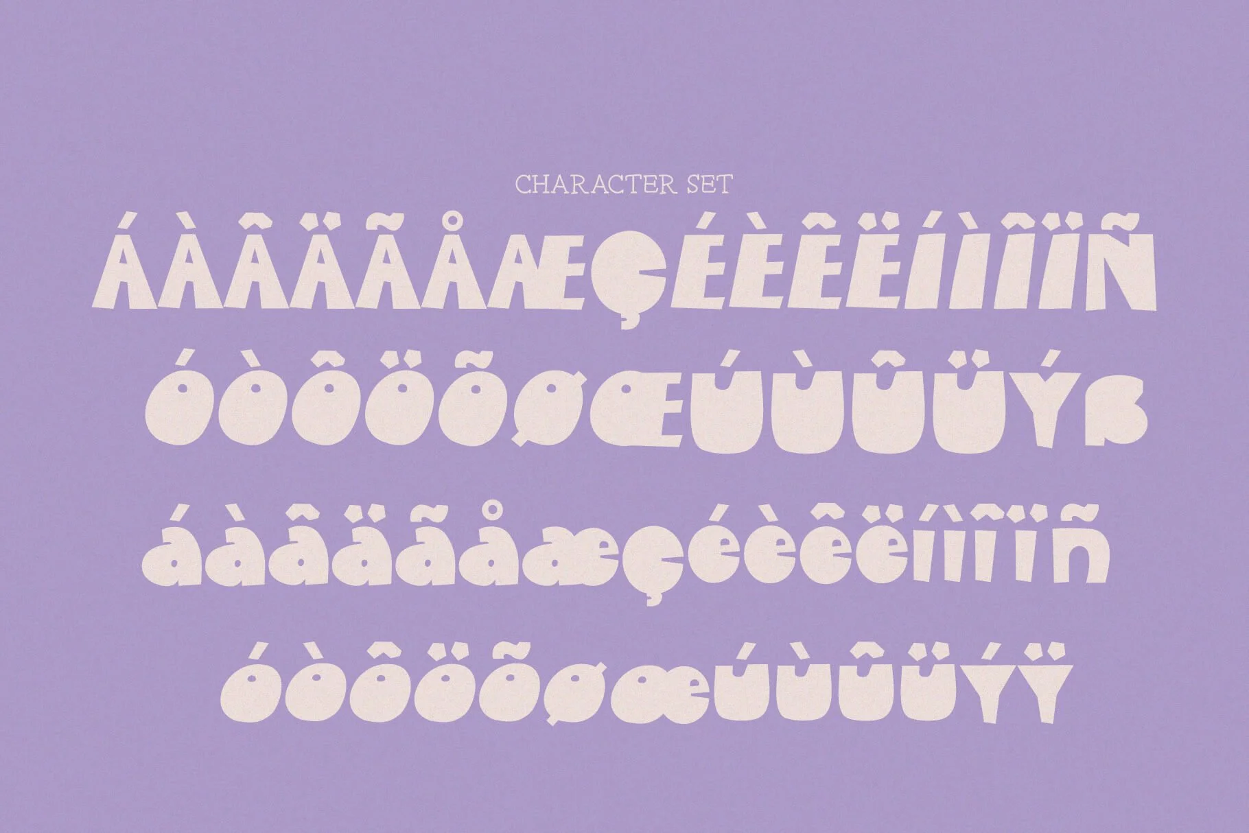 Cyrillic display font for social media