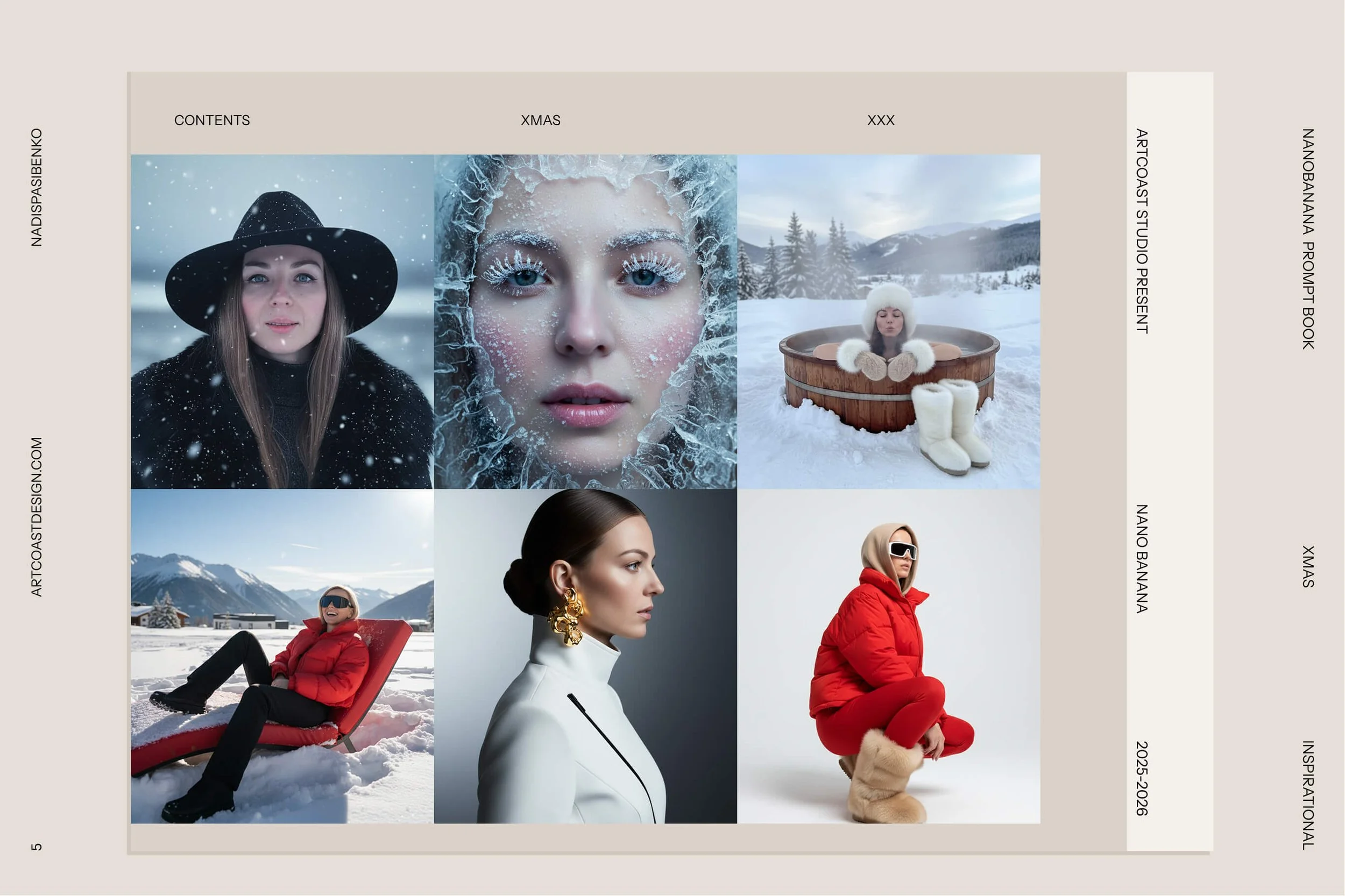 Nano Banana CHRISTMAS Prompt Pack — 100+ Cinematic Fashion Prompts