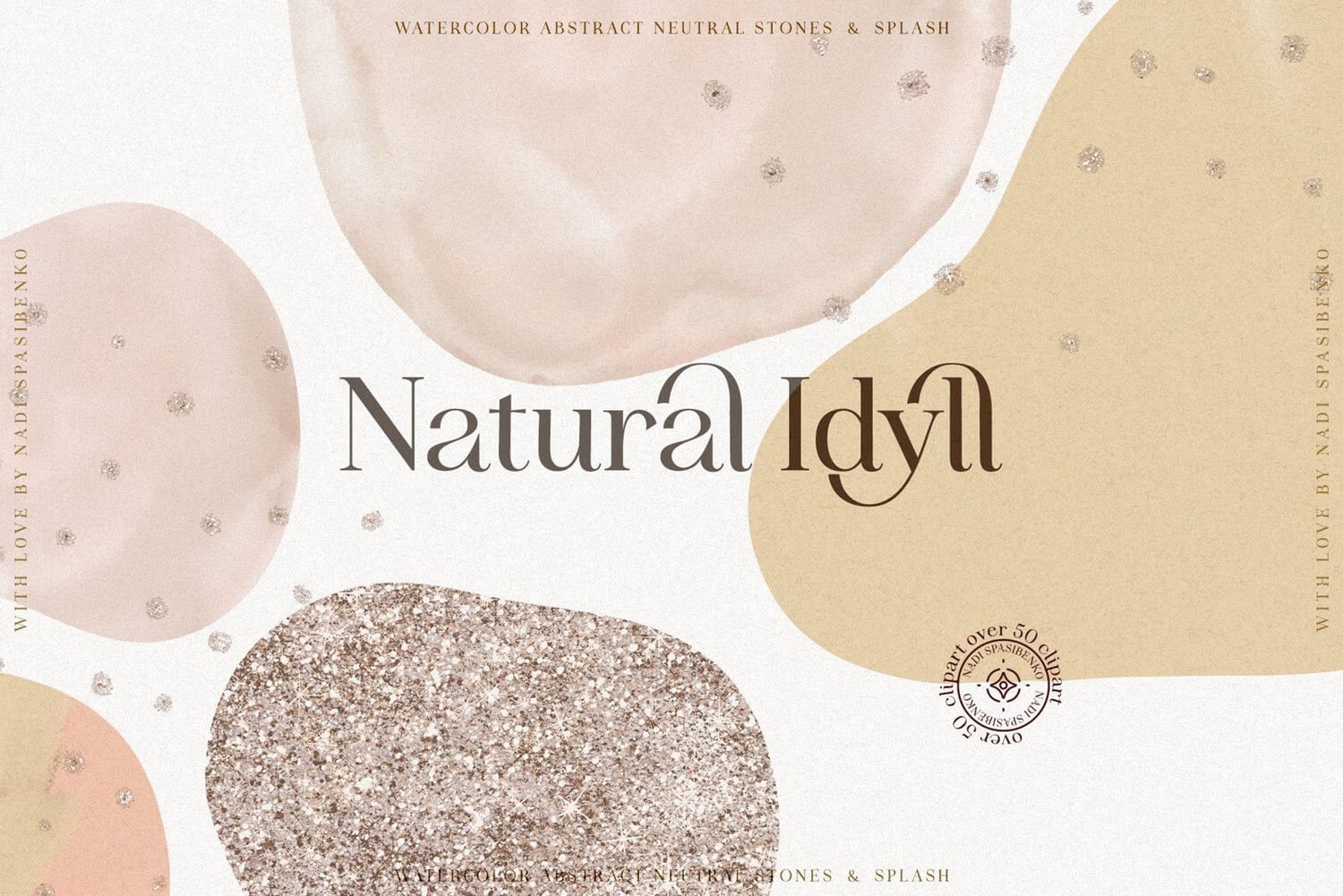 Elegant Watercolor Designs for Invitations, Cards, and Fabrics