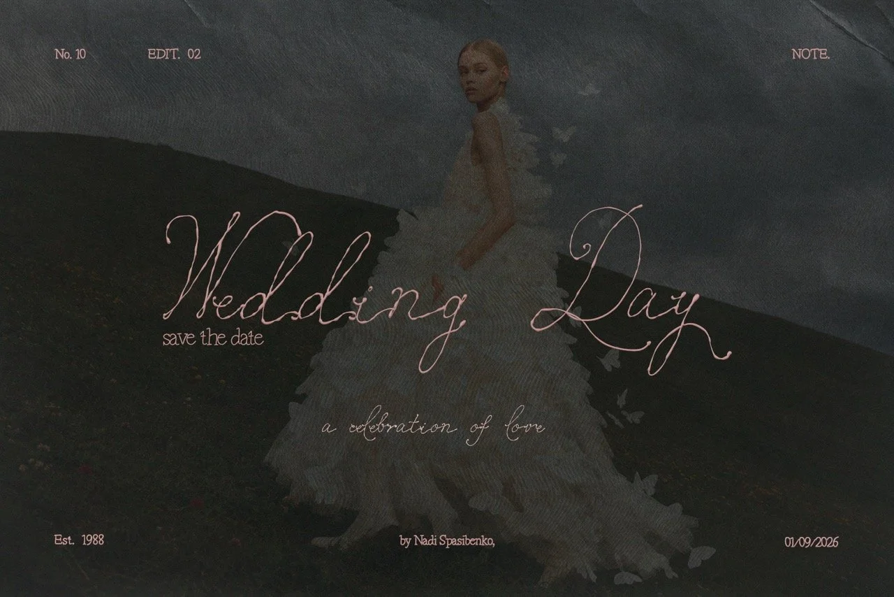 Expressive quote composed in Miss Eleanor with elongated strokes and decorative swashes.