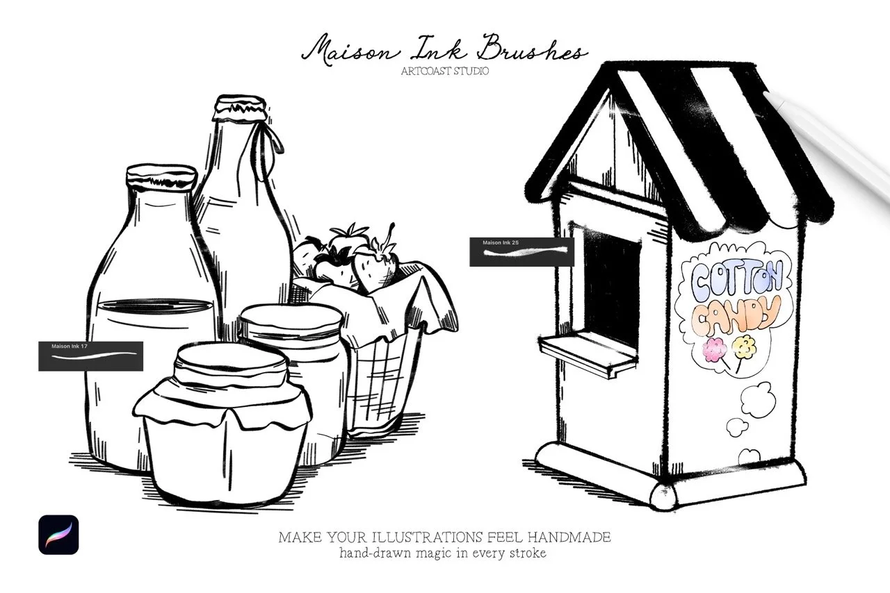 Maison Ink Procreate Brushes