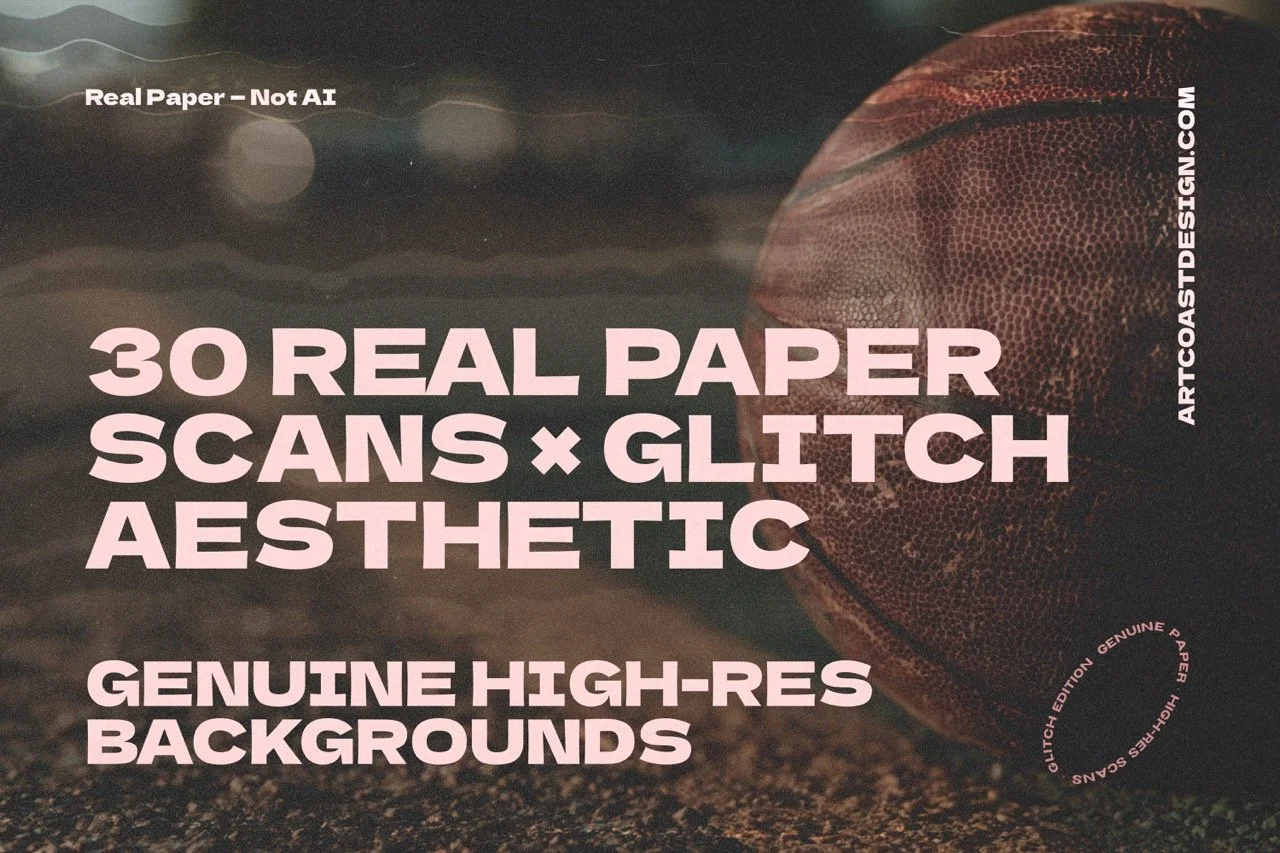 30 Real Paper Texture Pack - Authentic Scans for Designers