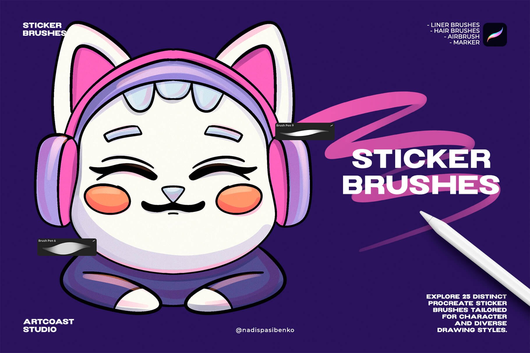 Procreate Sticker Brush Collection