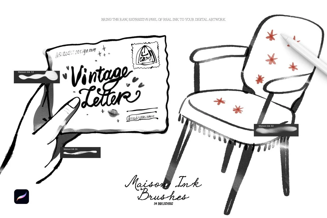 Maison Ink Procreate Brushes