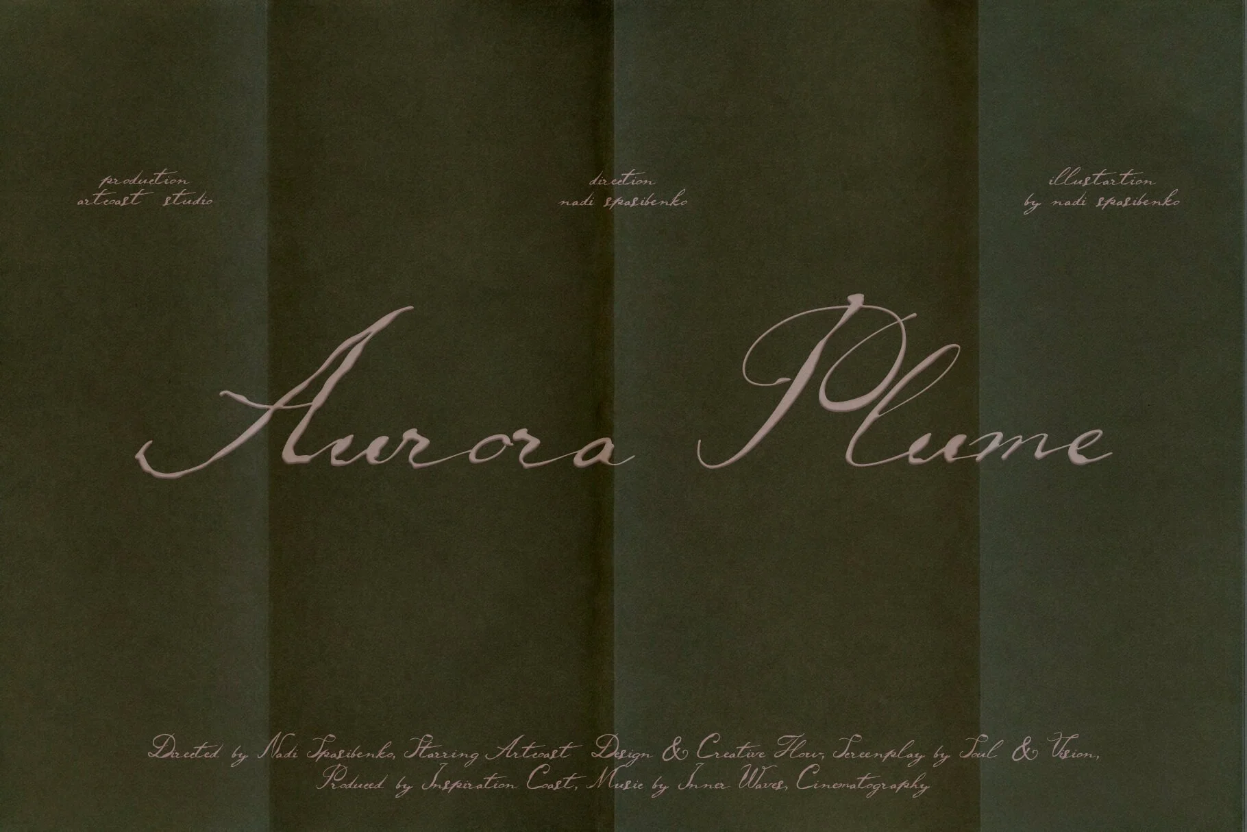 Aurora Plume — Elegant Ink Calligraphy Font