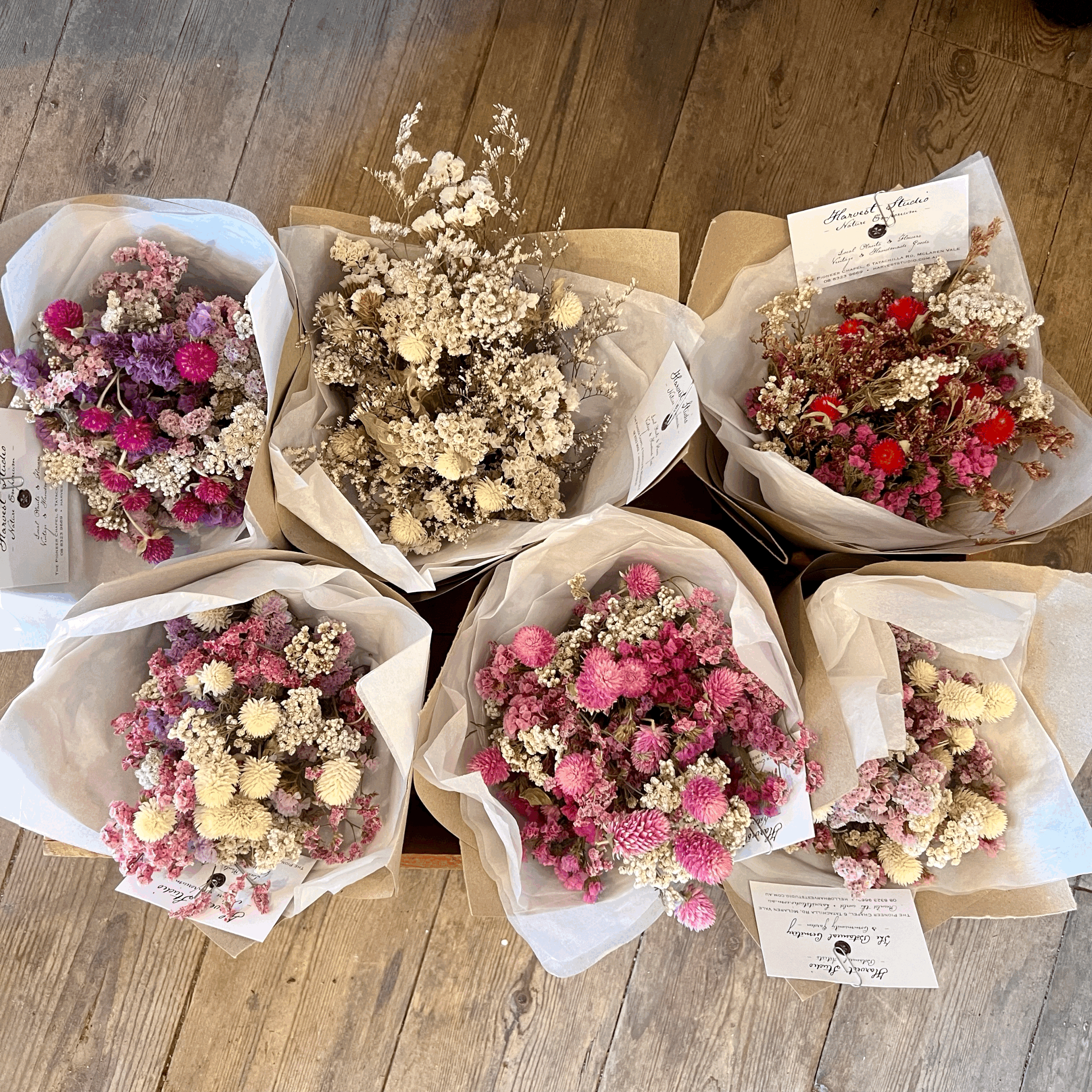Local flowers Maslin Beach. Same day flower delivery Moana. McLaren Vale florist. Local flowers. Dried flowers