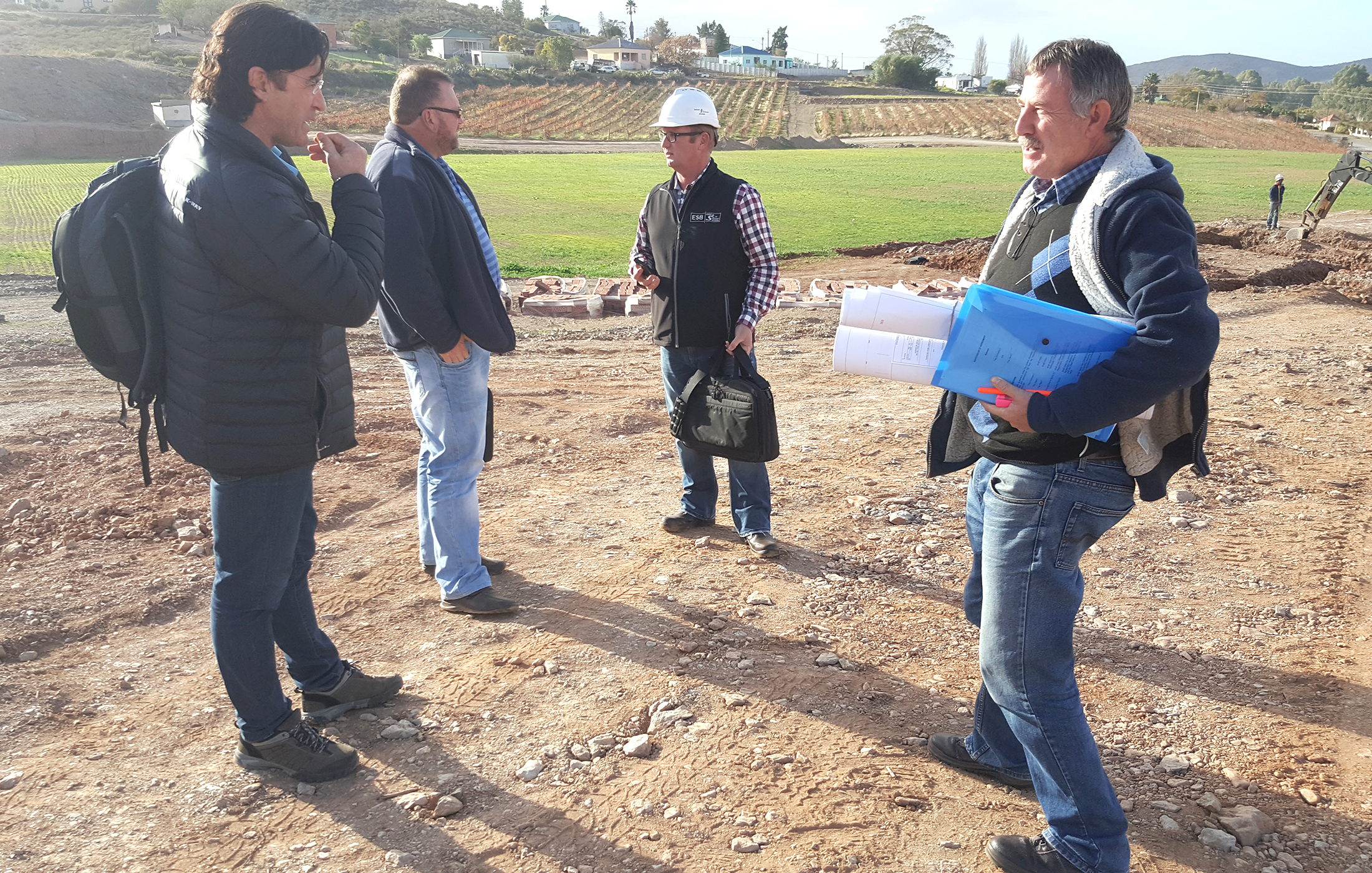 Jakes Gerwel School of Skills School Construction Team, Bonnievale, Western Cape, South Africa