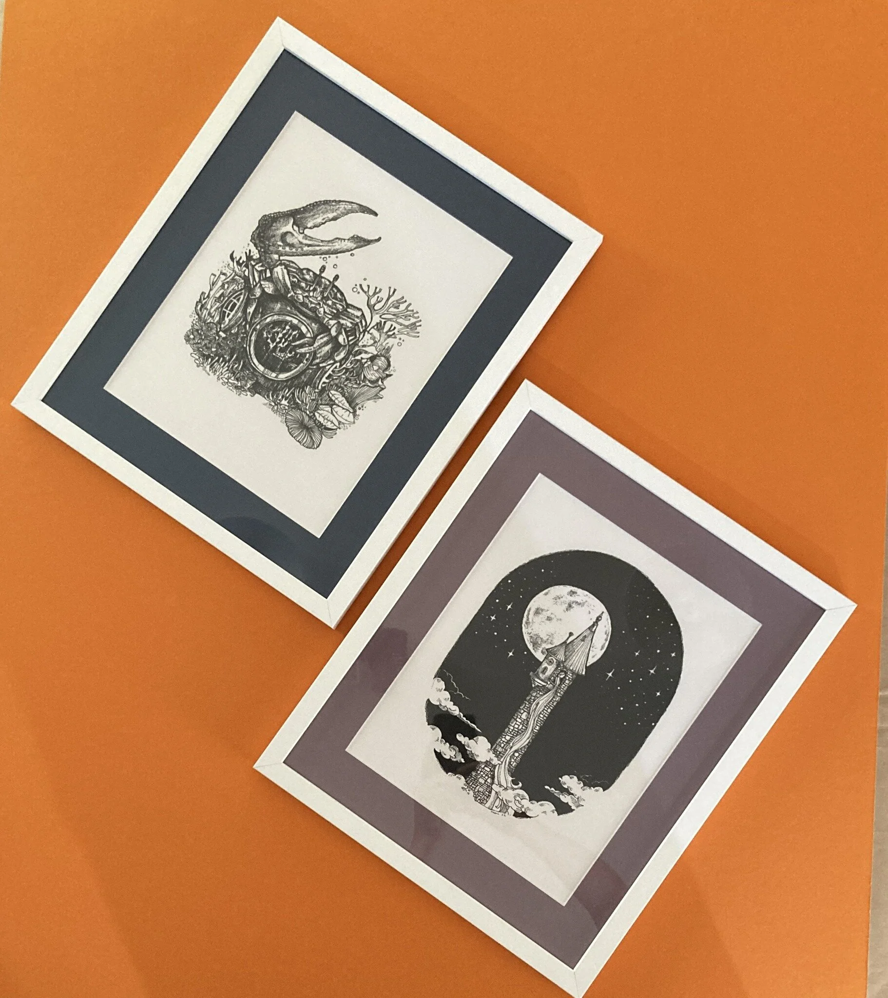 Prints by the talented @inkboat_vasu ready to decorate some little people's walls.
