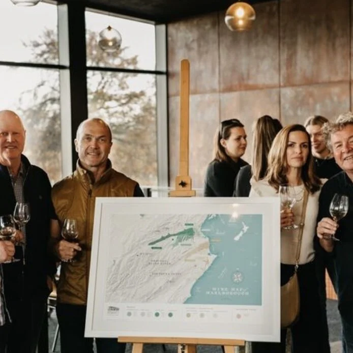 Such a pleasure to frame the first edition of the @appellationmarlboroughwine Wine Map of Marlborough.  Marlborough's wine region is far more nuanced than most consumers realise.  Congratulations to @appellationmarlboroughwine@appellationmarlboroughw