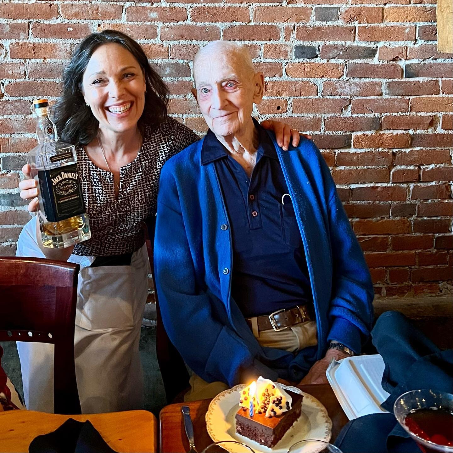 Happy 101st Birthday to Mr. Charles Fagel &mdash; one of our very favorite people, and the inspiration behind the Jack Daniel&rsquo;s Chocolate Cake on our menu this month!

Words can&rsquo;t express how much we enjoyed celebrating this special day w