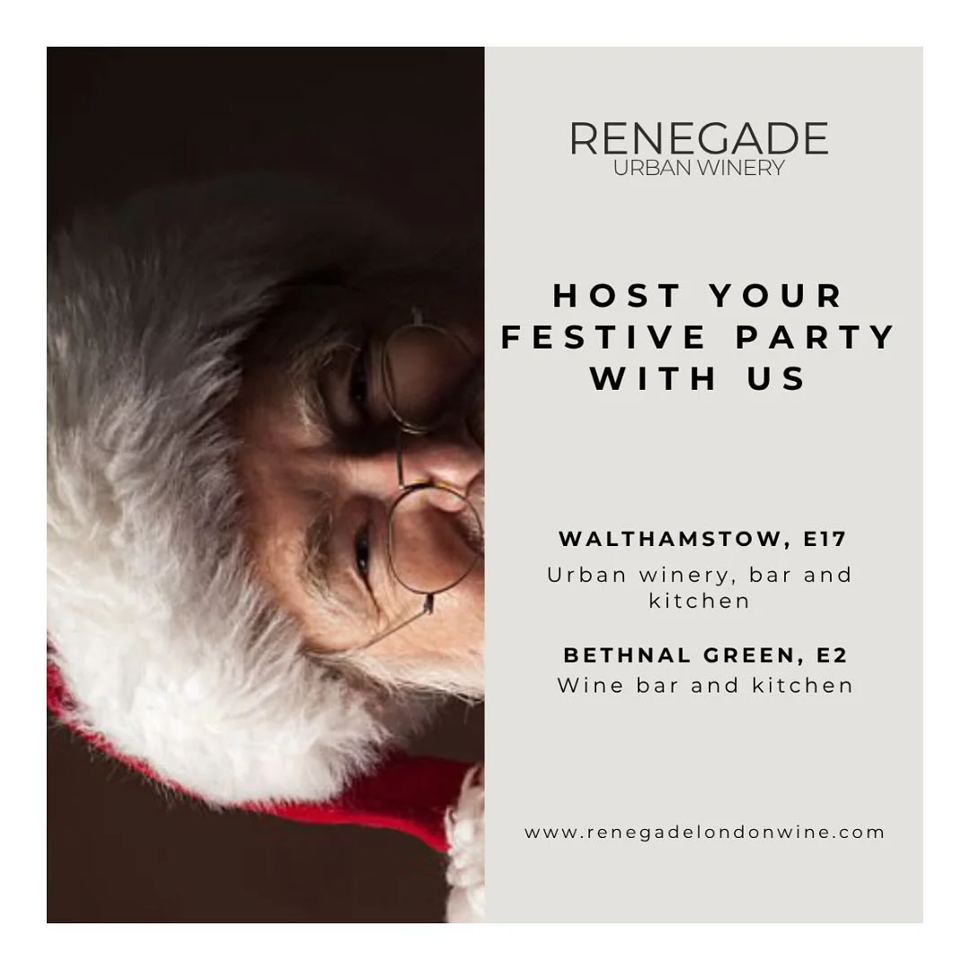 Give your festive celebrations a unique twist just like our wines. Host your party this year among the barrels for an intimate and unforgettable experience, either at our Walthamstow winery or Bethnal Green bar. 
Gather up your closest 2 to 200 frie