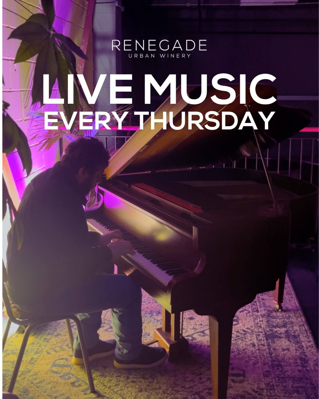 E17 Live Pianist every Thurs