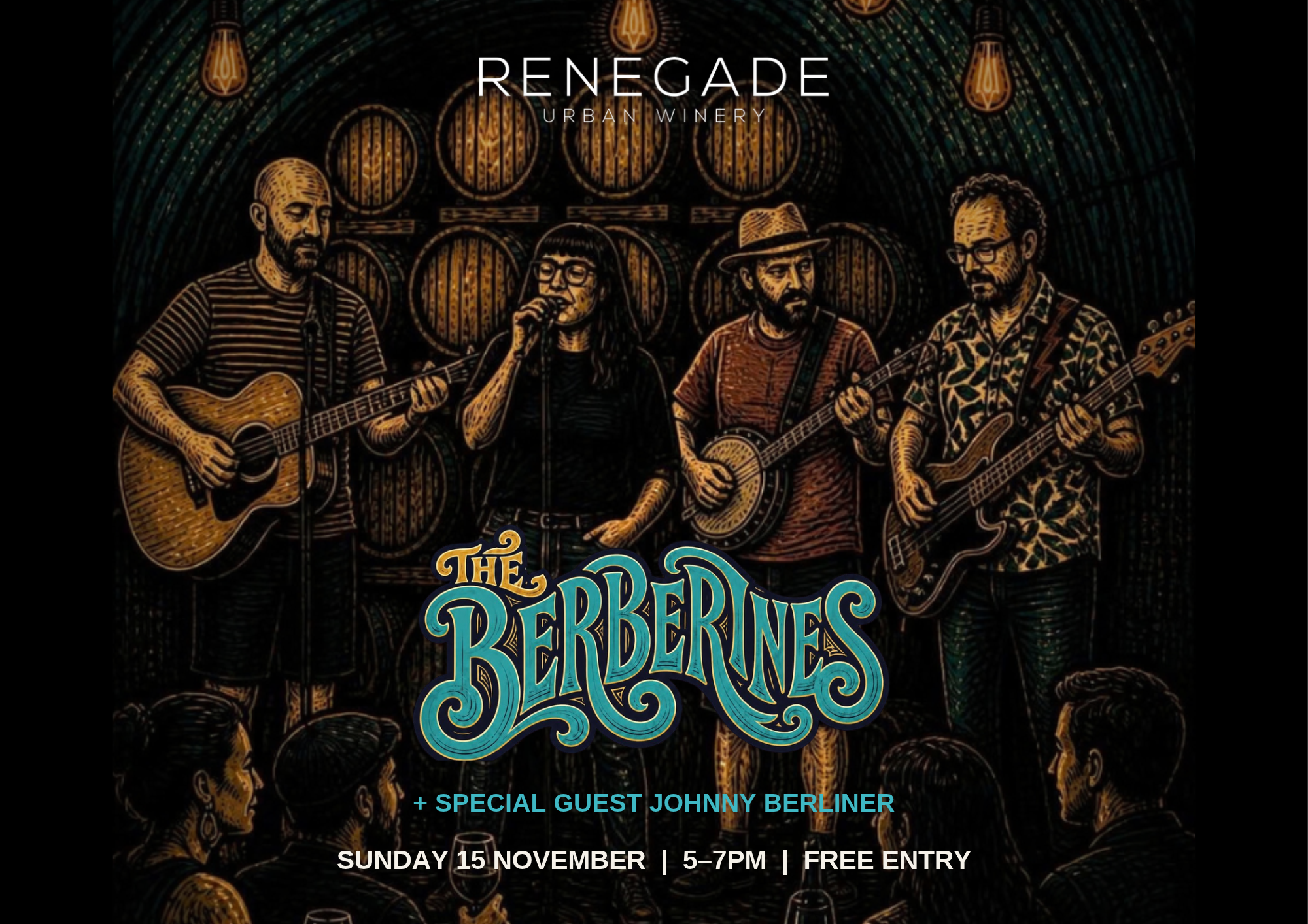 E2 Sunday Sessions: The Berberines (Plus special guest Johnny Berliner)