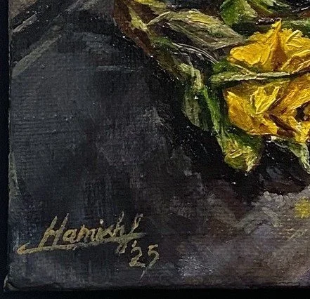 Yellow Rose by Hamish Fleming - Detail