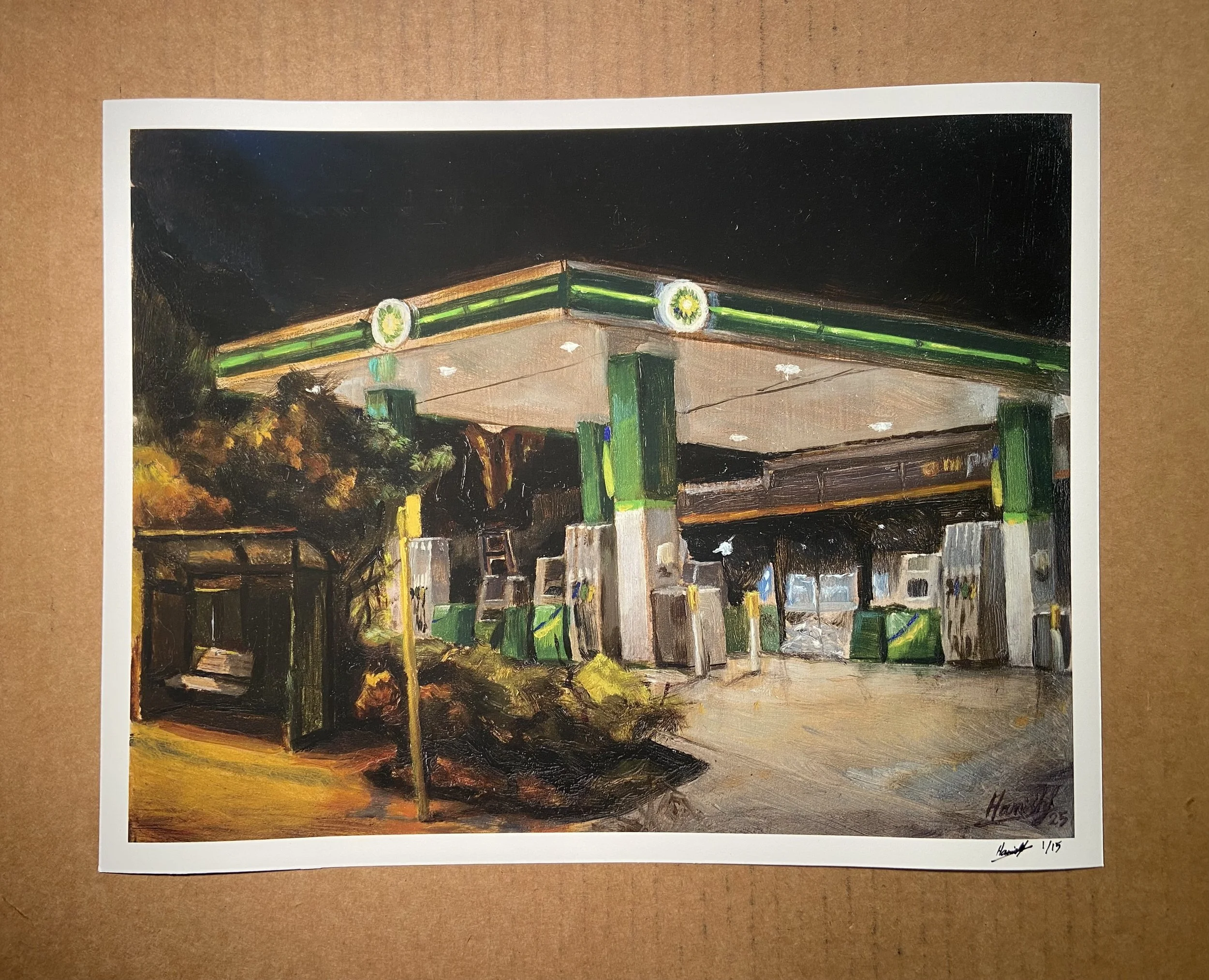 Study for Green Beams - Print