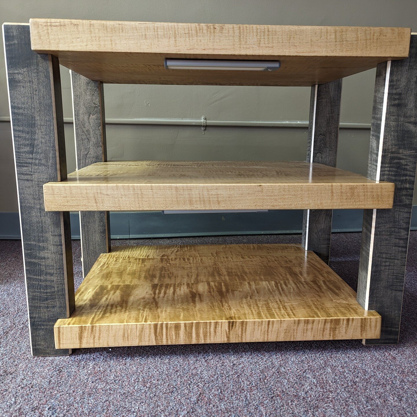 Visit our website to see some exciting changes:
Timbernation- Tiger Maple Rack

A unique, handcrafted tiger maple rack made for high end audio equipment. Just added to our BRAND-NEW category of items &quot;Ready-to-Ship&quot; which includes items tha