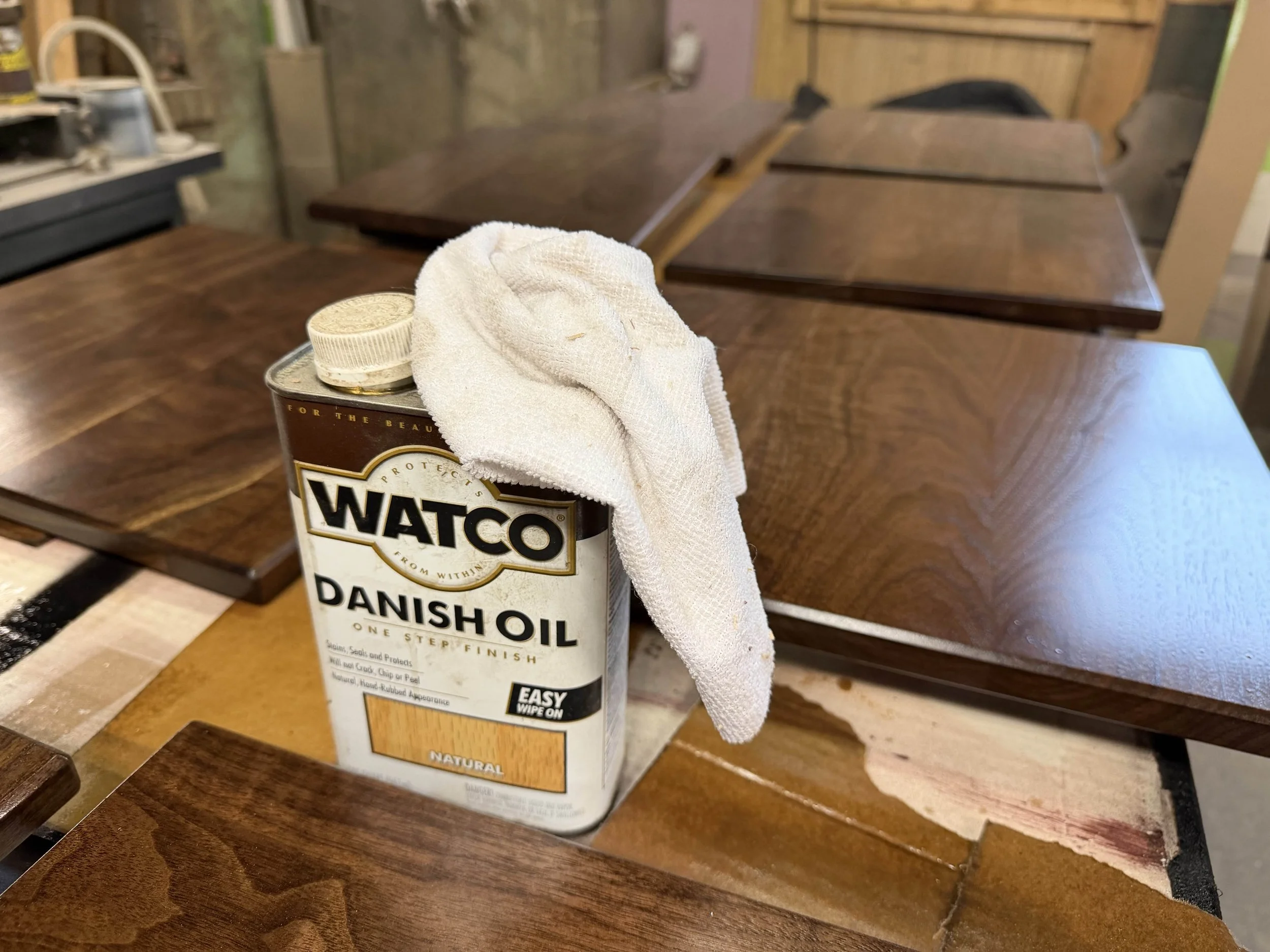 timbernation danish oil with rag