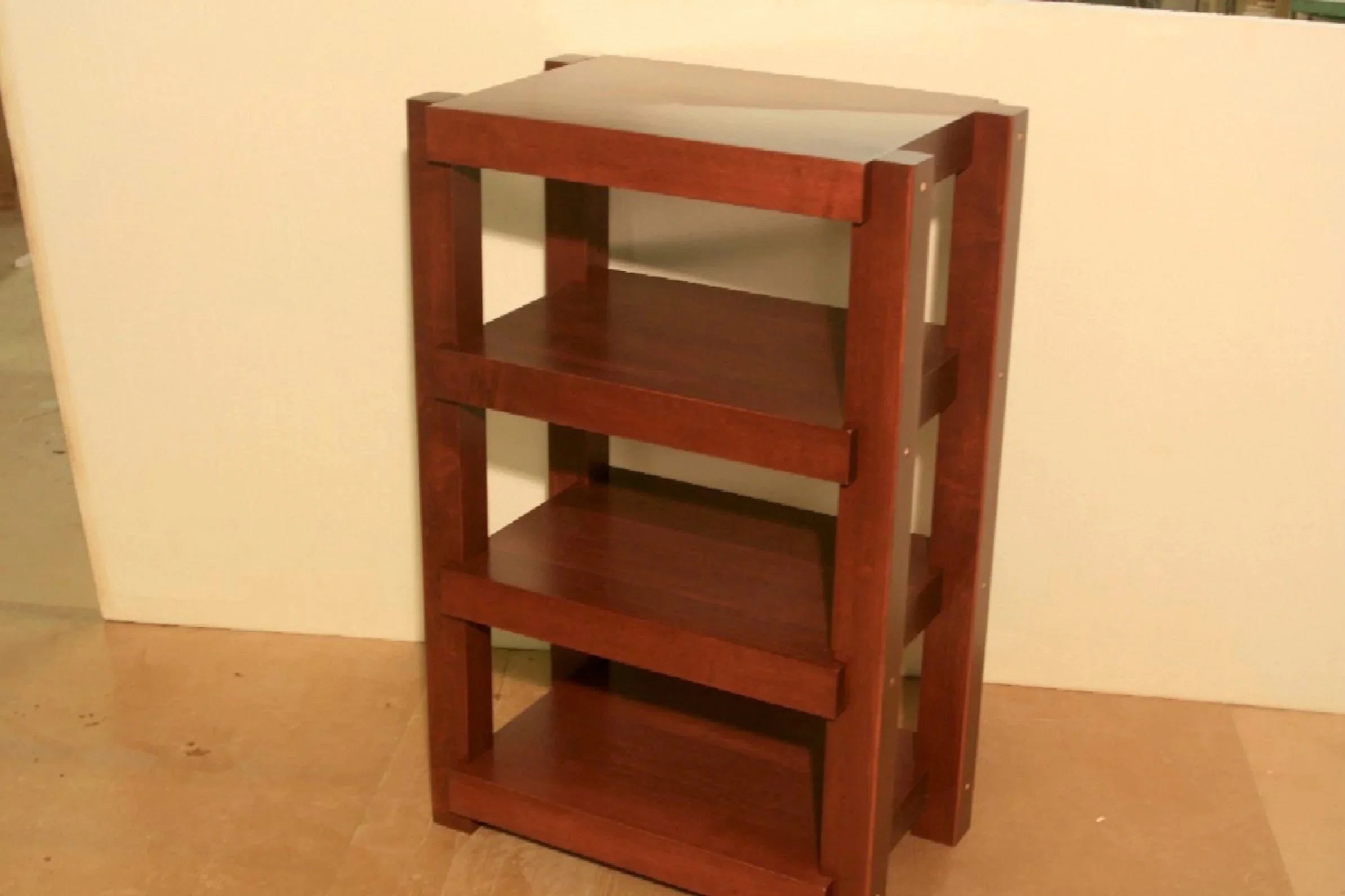 Dark Cherry Stain on Hard Maple