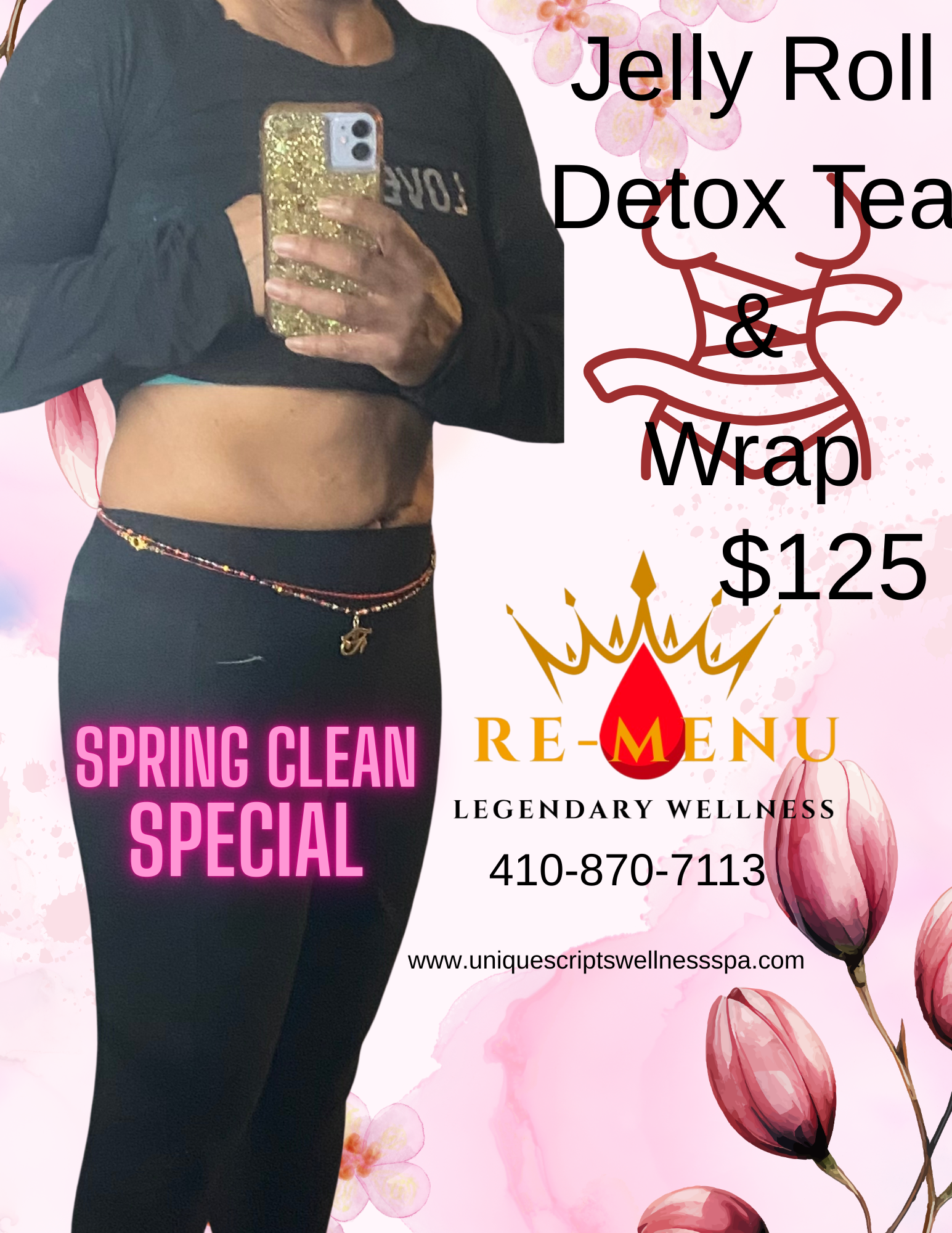 Jelly Roll Detox Tea and Wrap