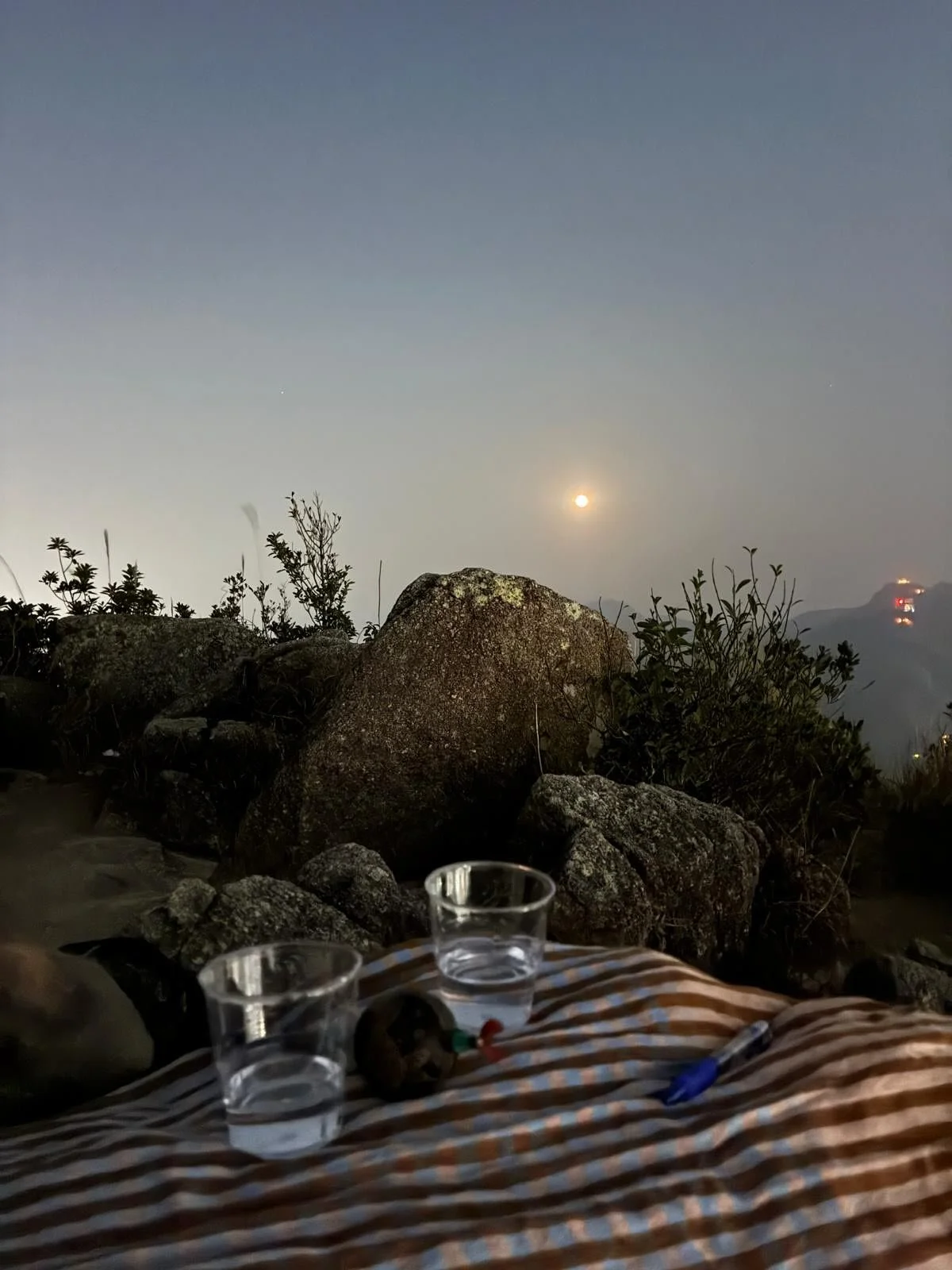 Lion&rsquo;s rock full moon rituals were magical tonight 💜💫 Did you know this cold moon is the most extreme and highest full moon till 2042. Worth spending quality time with her tonight, blessed moon 🌕🙏