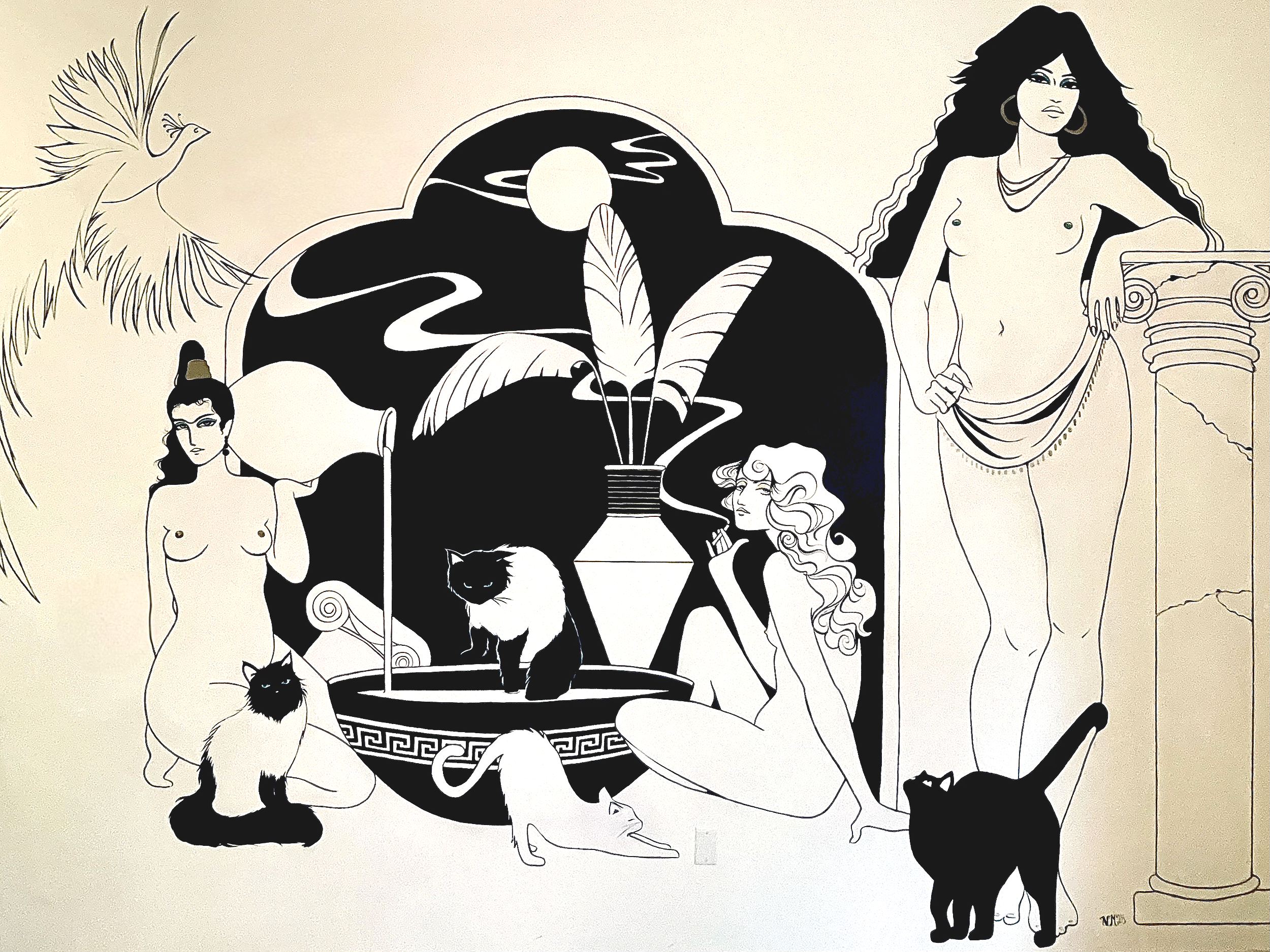 The Bathhouse Mural, 220 Salon, Portland OR 2025