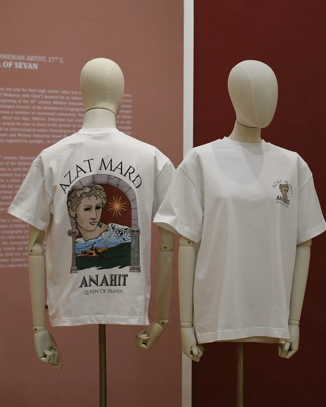 Azat Mard x British Museum Anahit Exhibit graphic, 2025