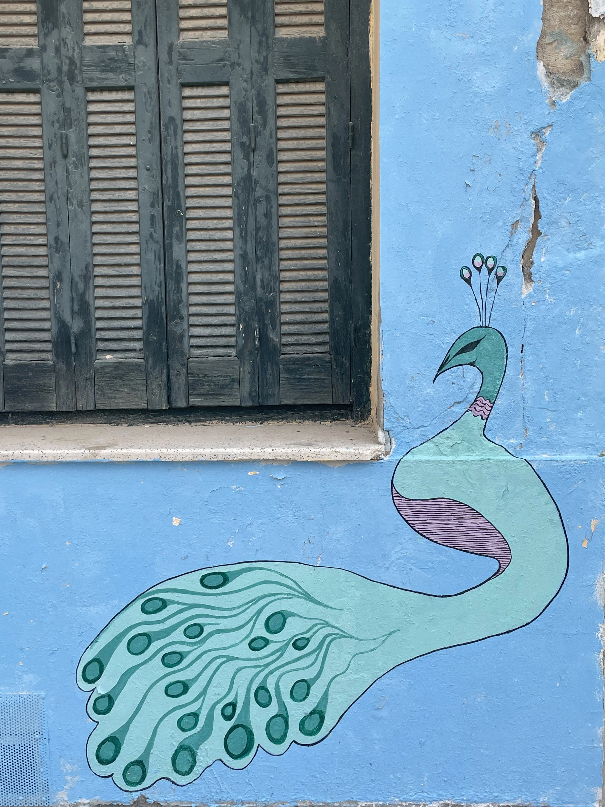 Rosa Mural, Heraklion, Crete, Greece 2023