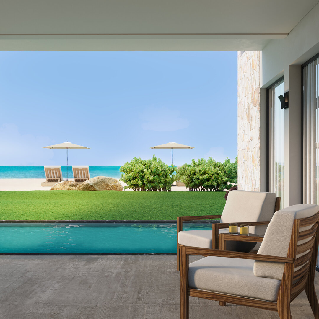 Our indoor-outdoor spaces are designed to maximise your views and embrace the lush, natural environment that surrounds us. ​​​​​​​​
​​​​​​​​
Wouldn't you like the opportunity to drink refreshing cocktails in your oceanfront villa?​​​​​​​​
​​​​​​​​
Co