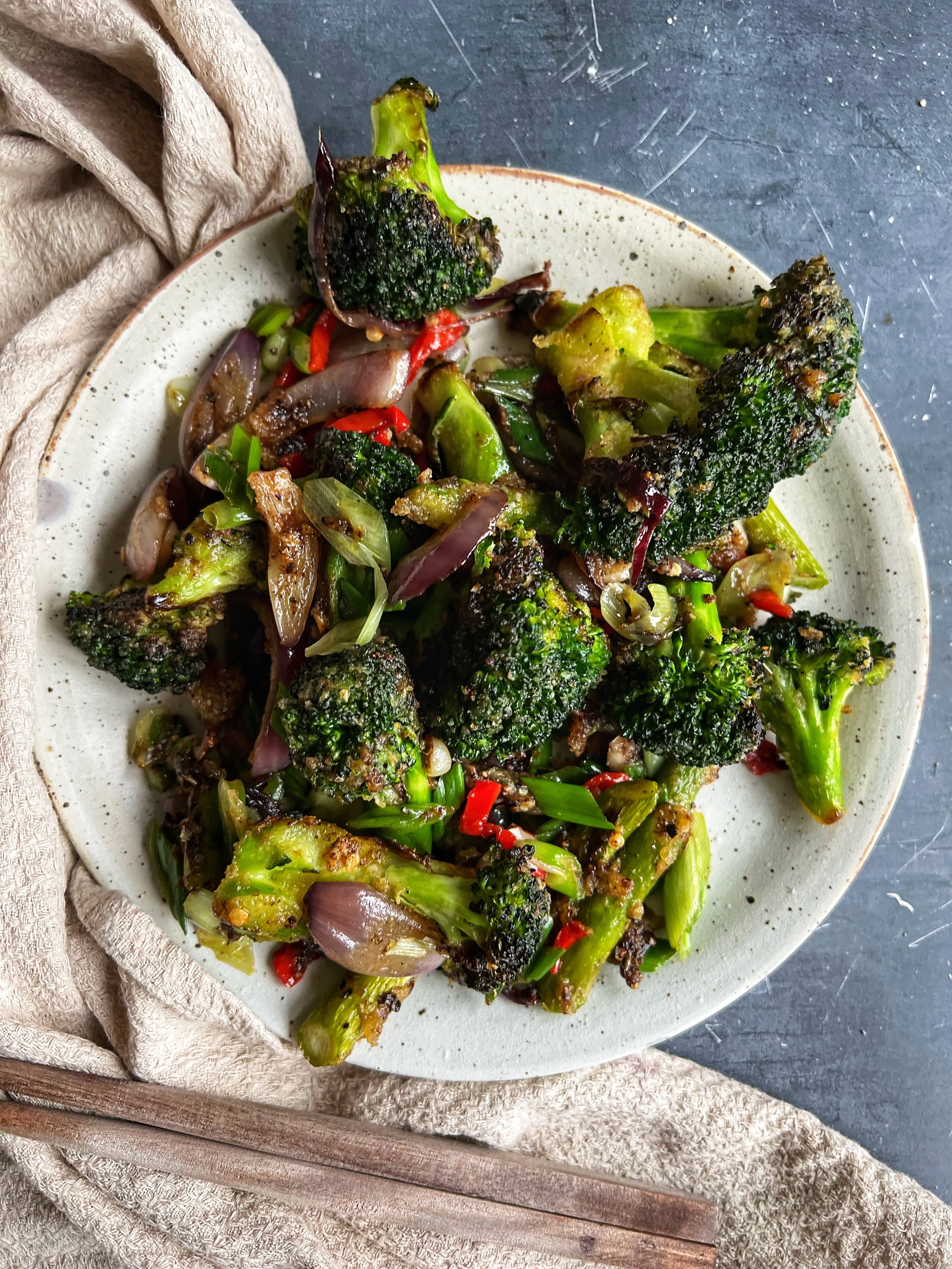 Salt &amp; Pepper Broccoli