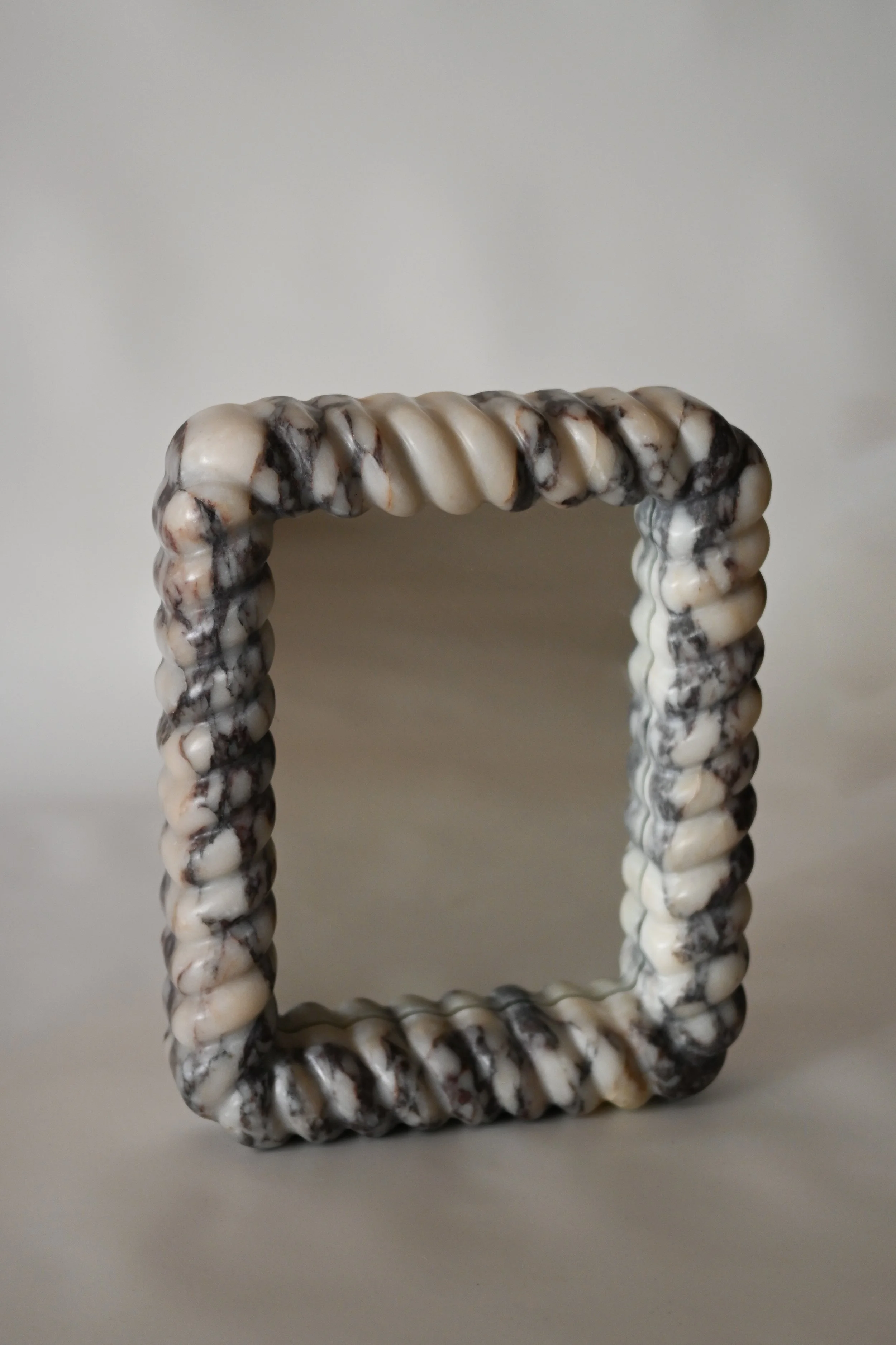 calacatta viola marble wall mirror small thick erica marie