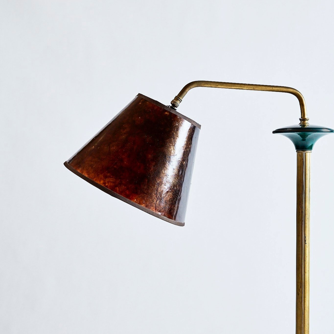 Vintage downbridge floor lamp - mid century modern Italian style