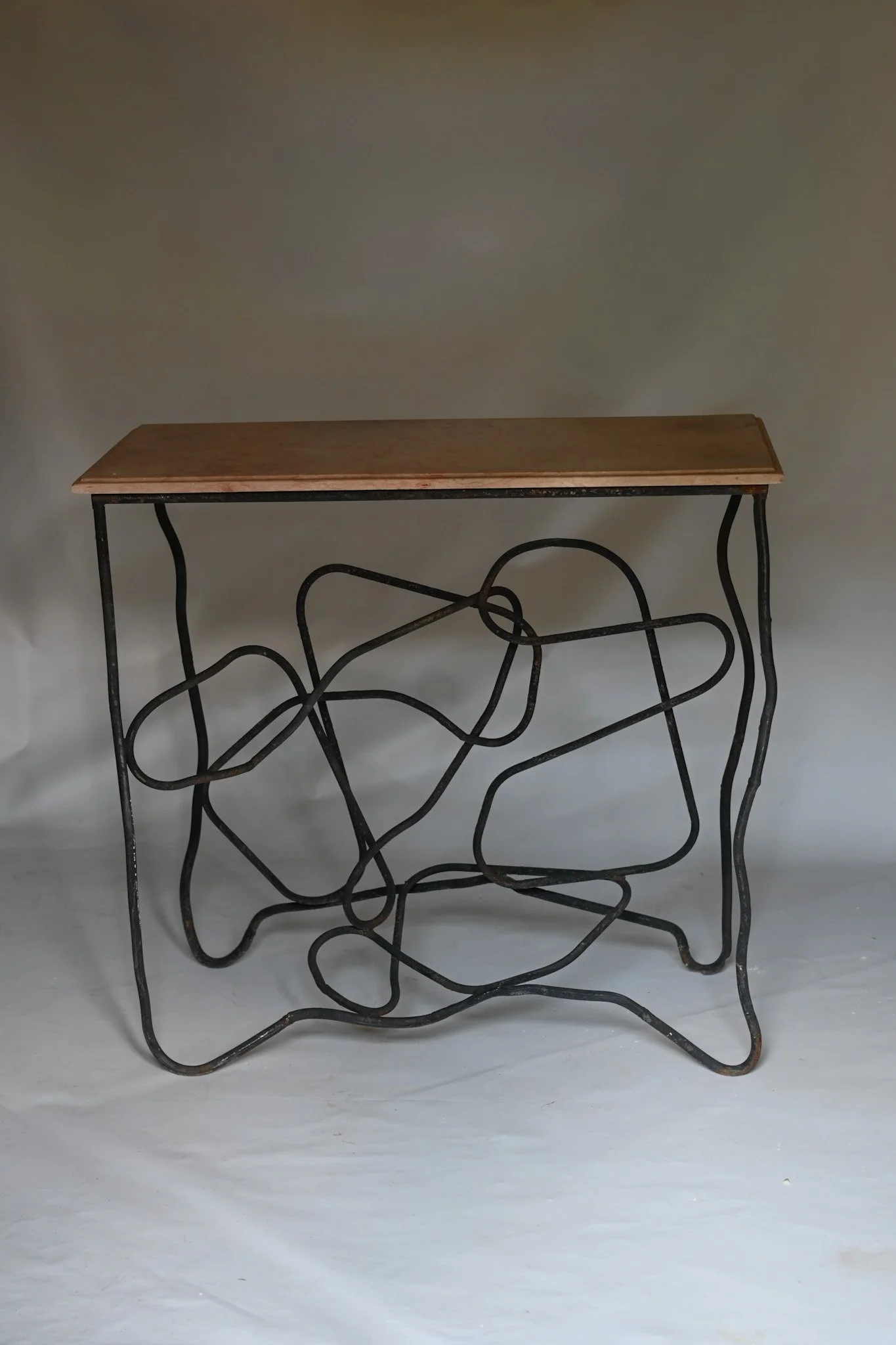 Vintage "Squiggle" Console Table