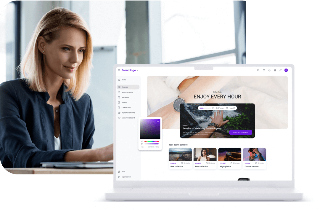 Retail Learning Hub Blended Learning in Retail Training. — LMS for Retail