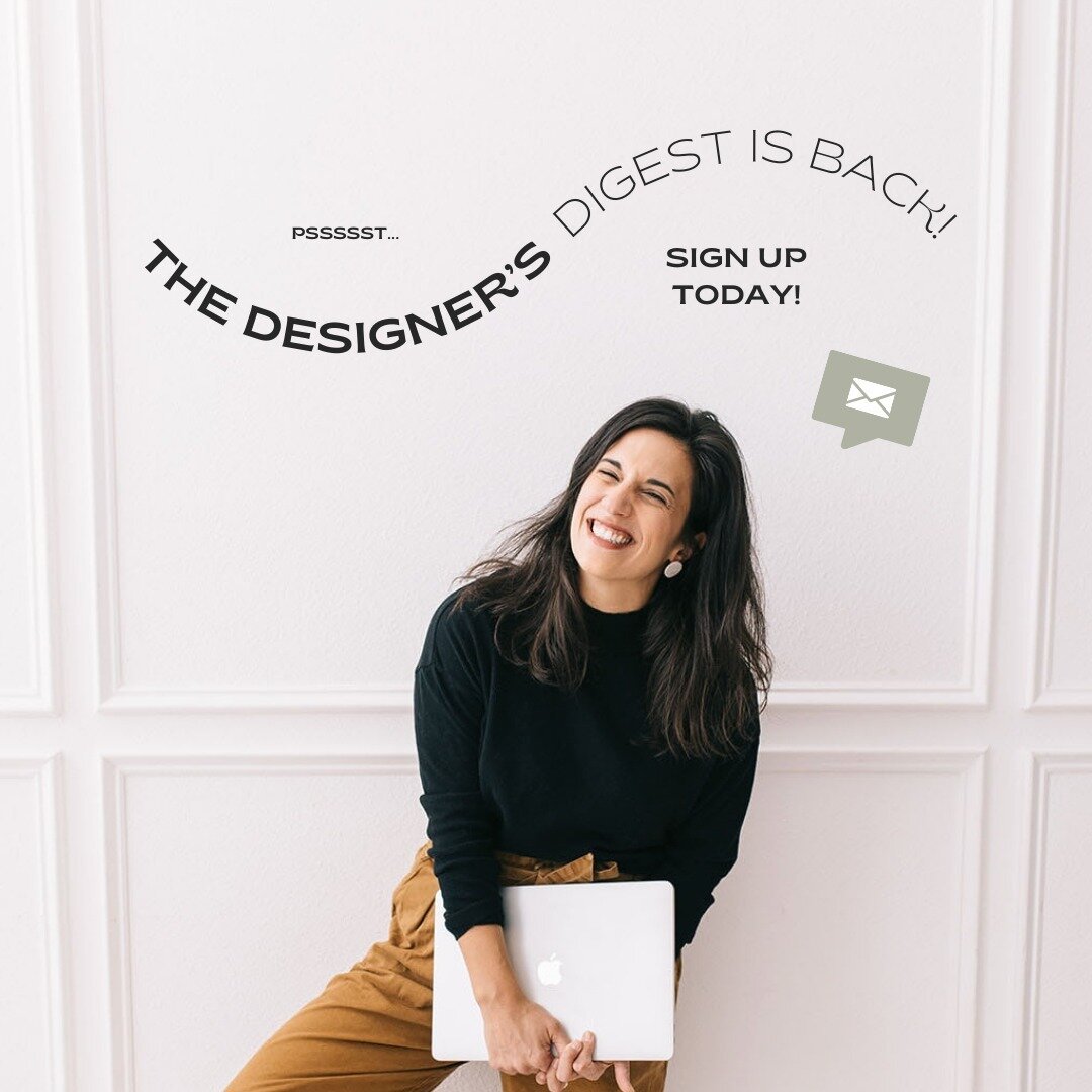 ✨ Exciting News Alert! ✨ The Designer's Digest is back and better than ever! ⁠
⁠
Picture this&hellip;you, a comfy seat, your favorite cup of coffee, and a chatty but endearing design friend sharing the best, chill-but-strategic ways to nurture your c