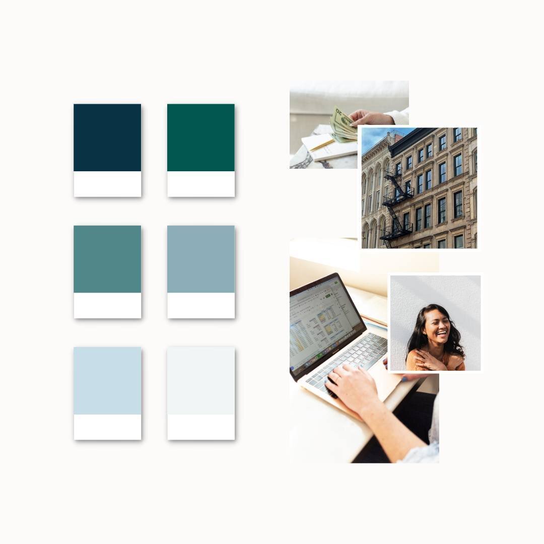 A little peek at one of my favorite color combos to date!⁠
⁠
So proud of the work we've been doing for this rockstar as she transitions from an advisor to a full financial planner, supporting and helping educators through the BIG life transitions tha
