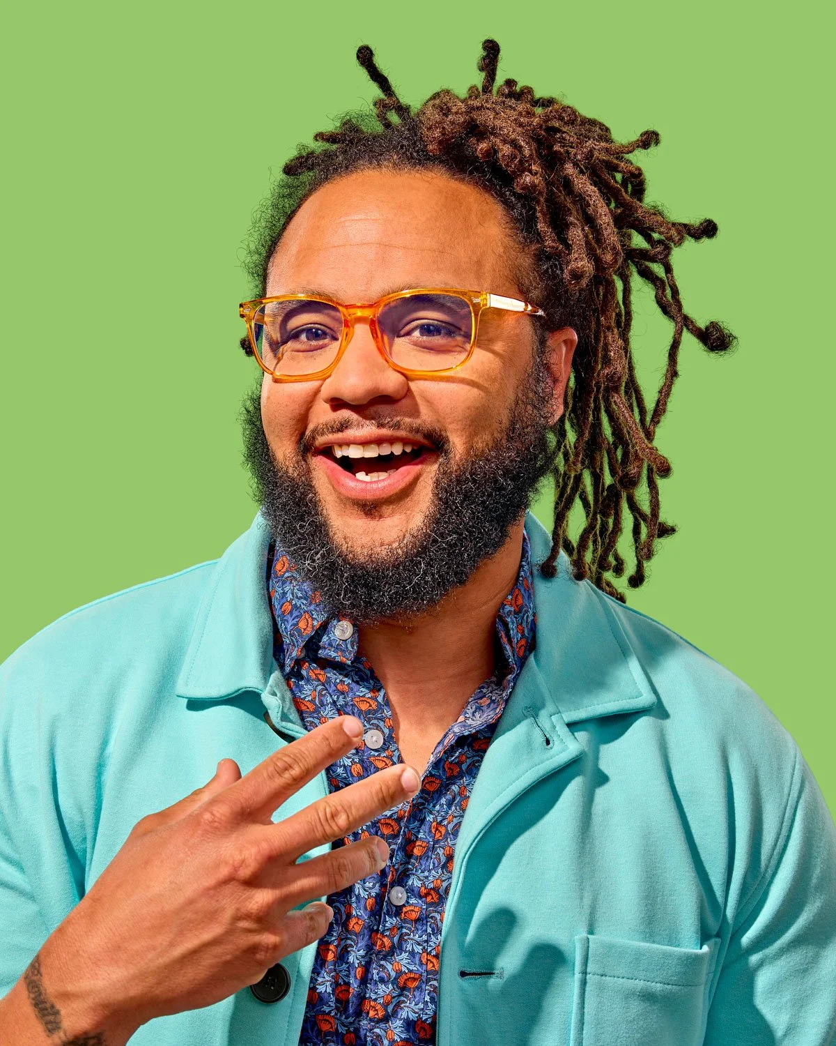 Talent portrait and actor headshot featuring a man