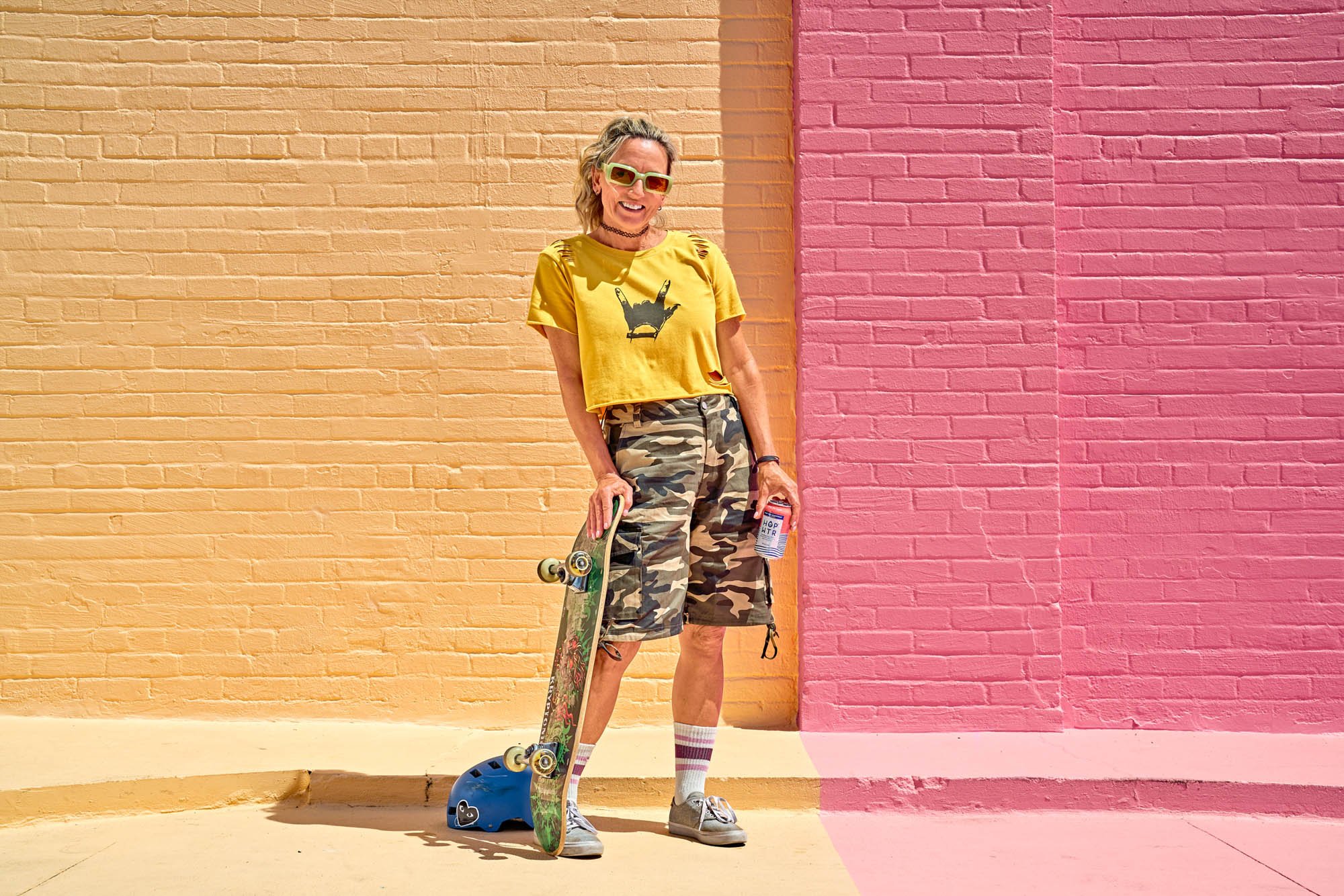 Lifestyle branding for a beverage company captured on location in Orlando, Florida