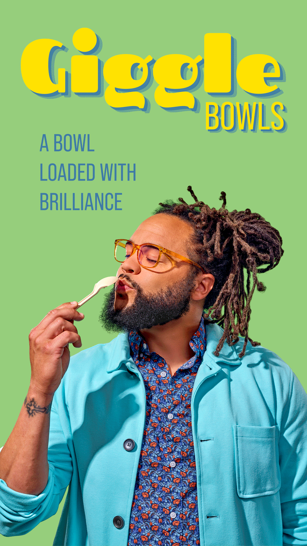 Giggle Bowls Social campaign animated lifestyle GIF photo burst for commercial advertisement