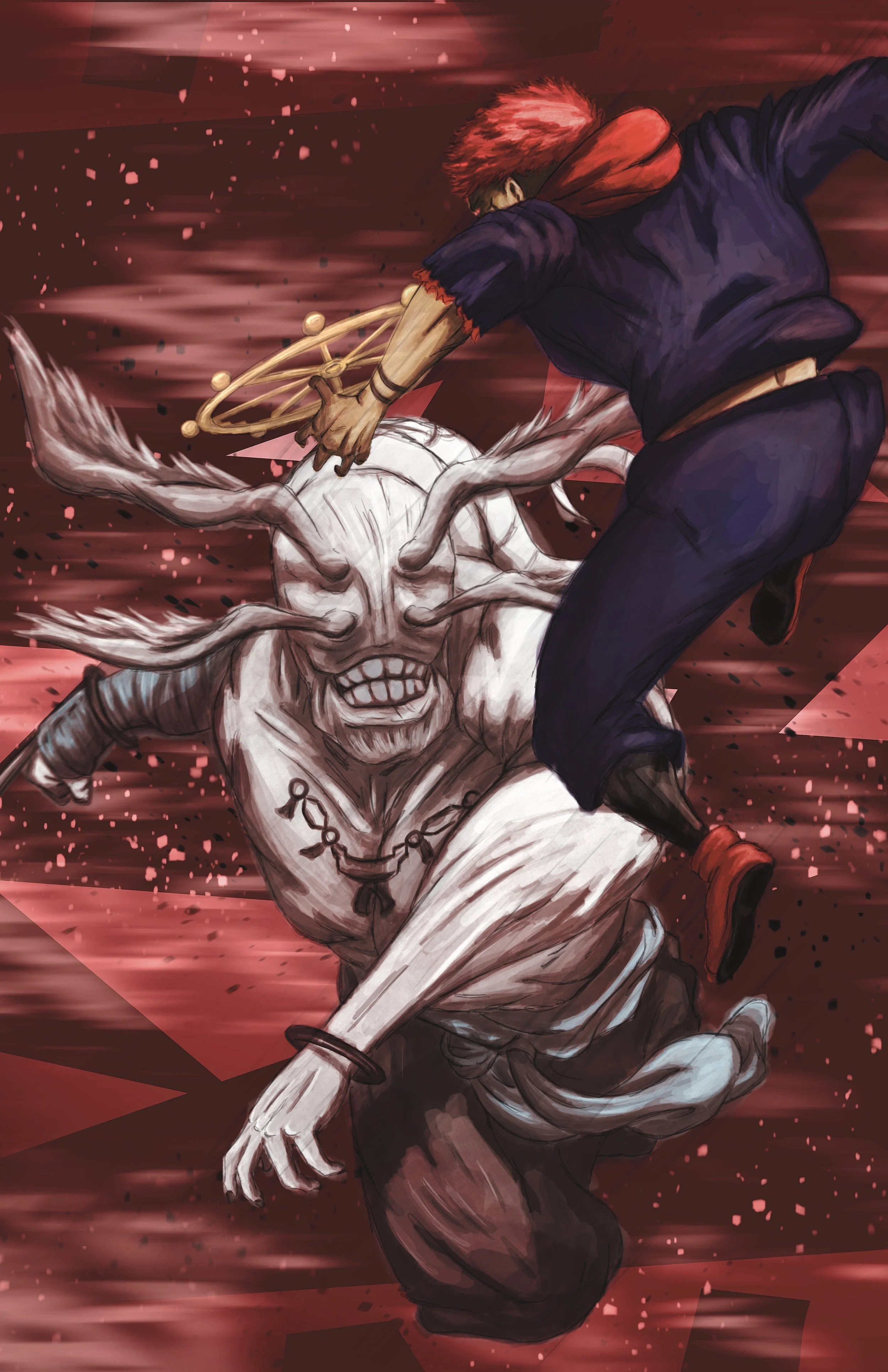 Mahoraga vs Sukuna