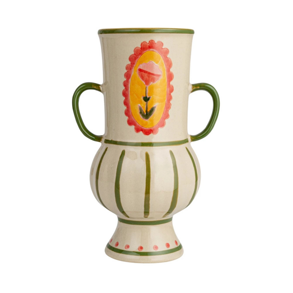 Blossom Stoneware Urn