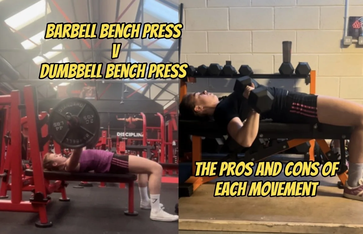 Dumbbell Bench Press v Barbell Bench Press - the pros/cons of both