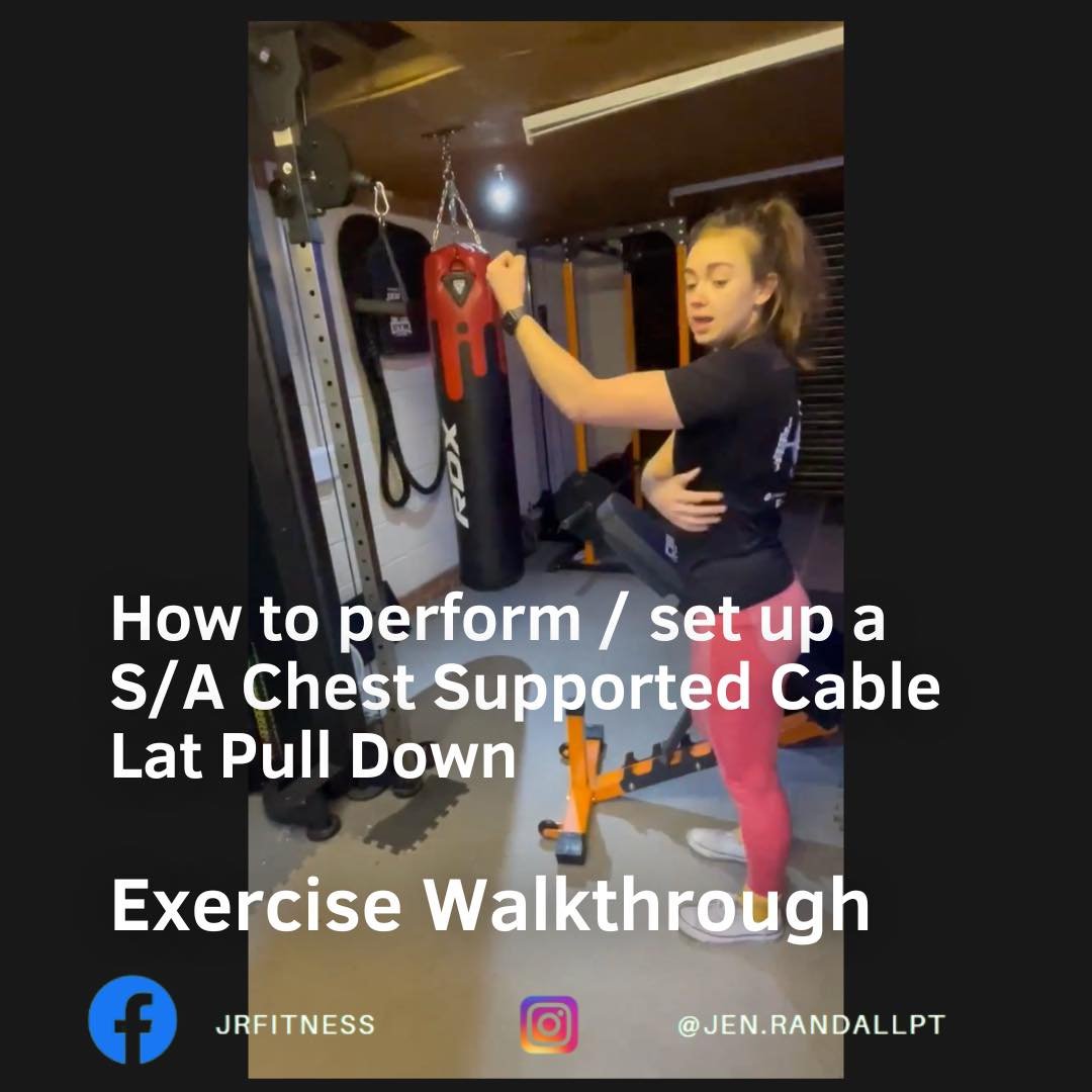 How to Perform a Single Arm Chest Supported Cable Lat Pull Down